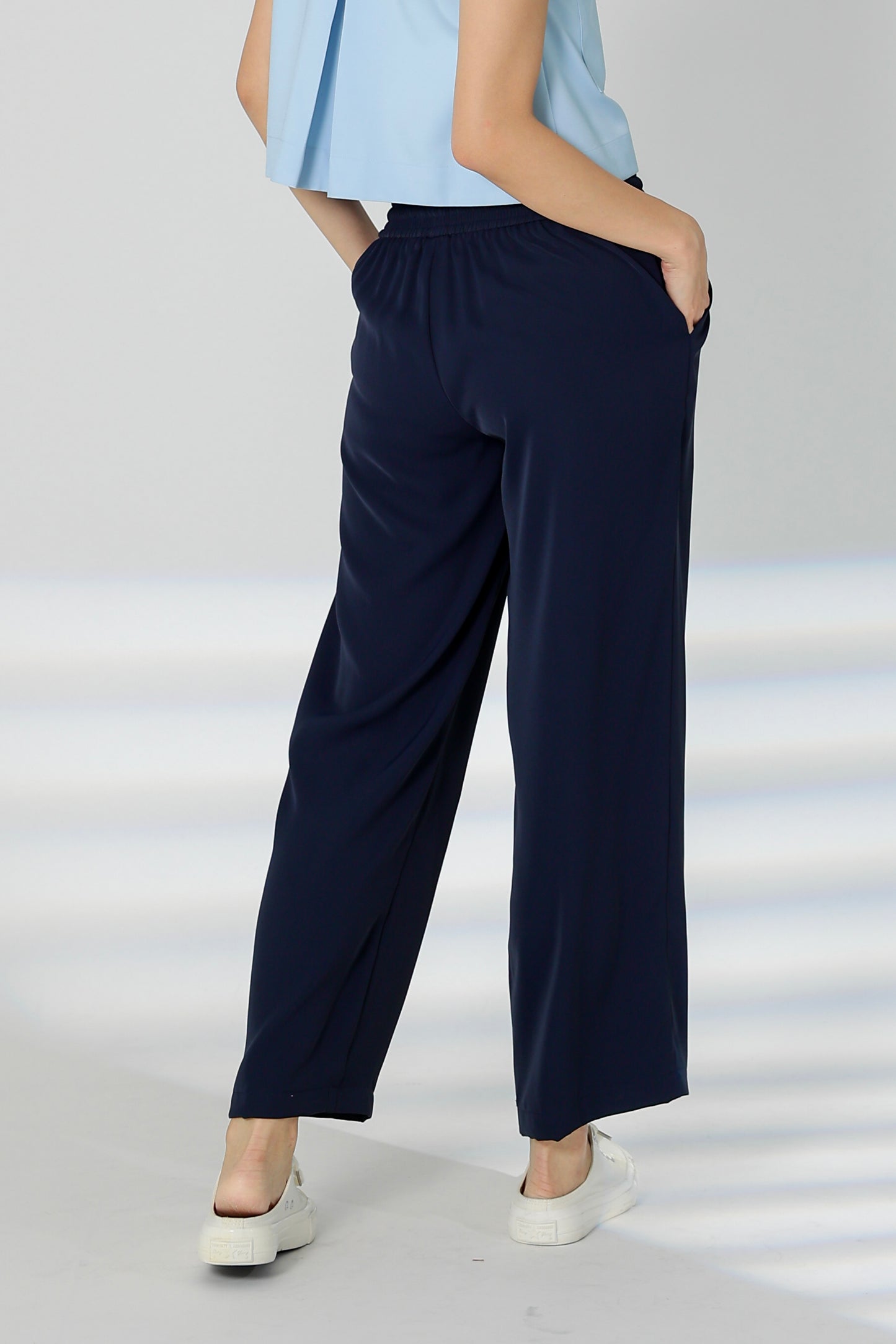 Parker Drawstring Pant - Navy
