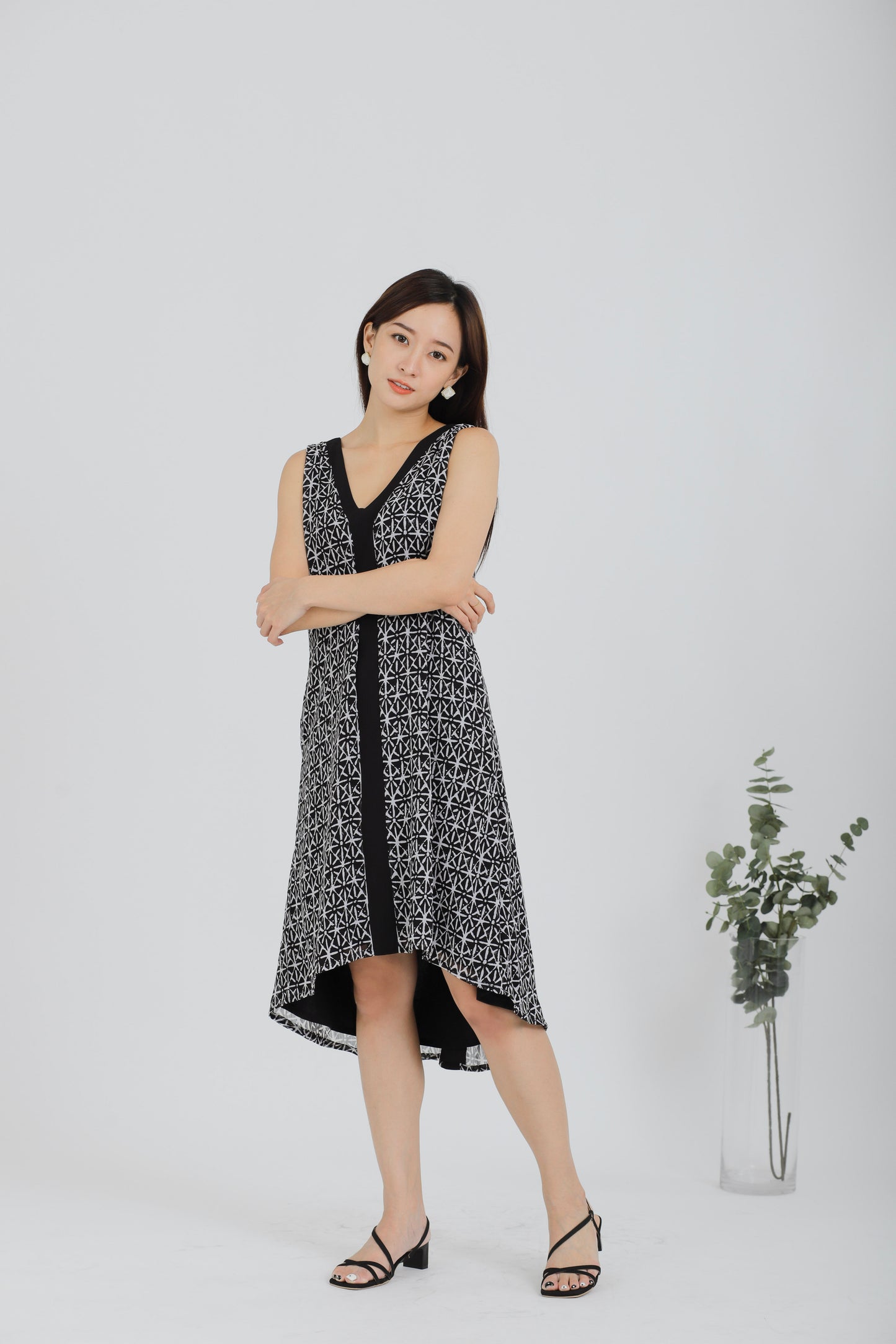 Rei Printed Shift Dress - Batik