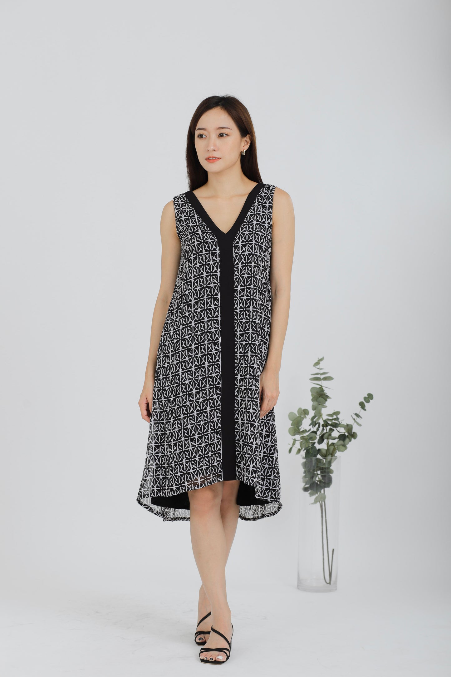 Rei Printed Shift Dress - Batik
