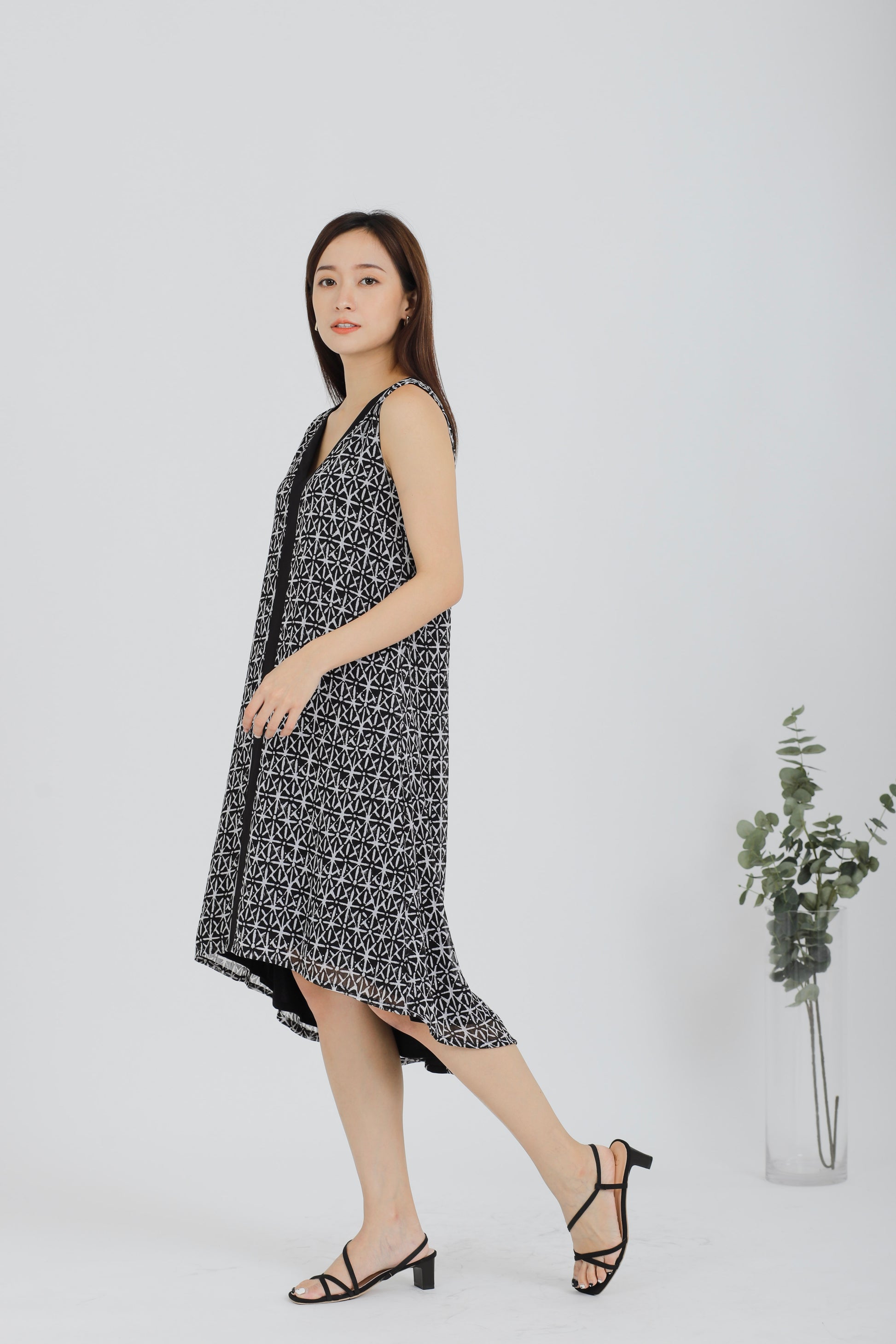 Rei Printed Shift Dress - Batik