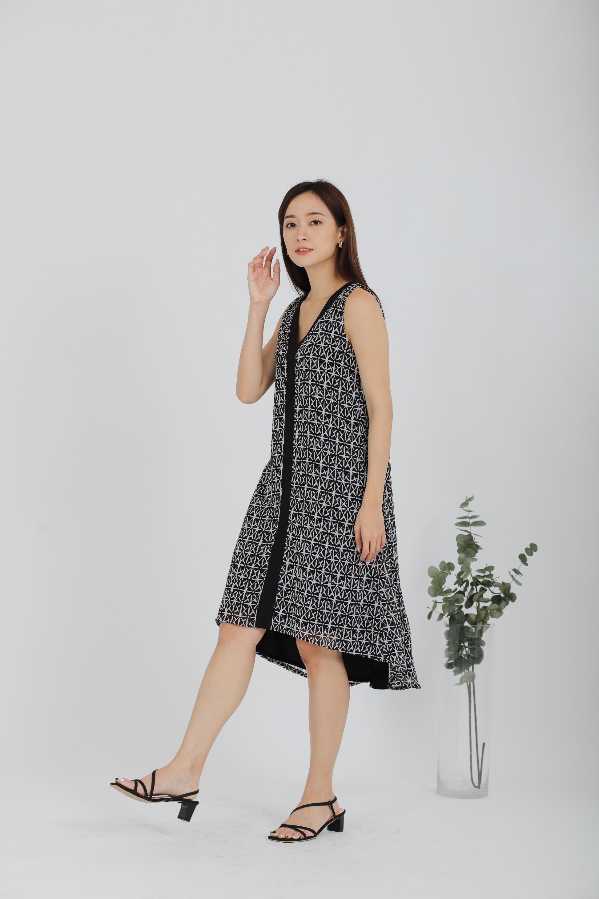 Rei Printed Shift Dress - Batik