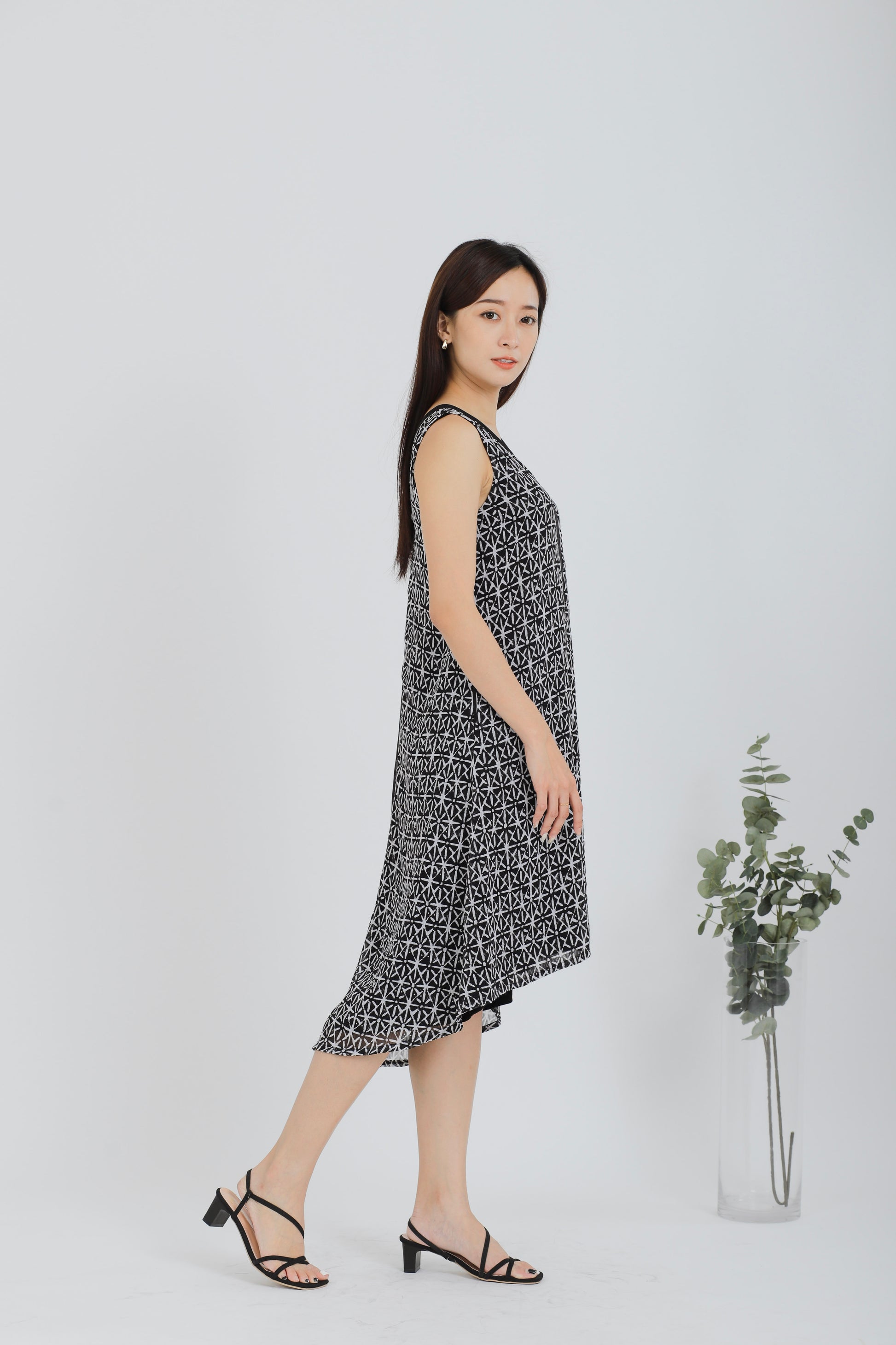 Rei Printed Shift Dress - Batik