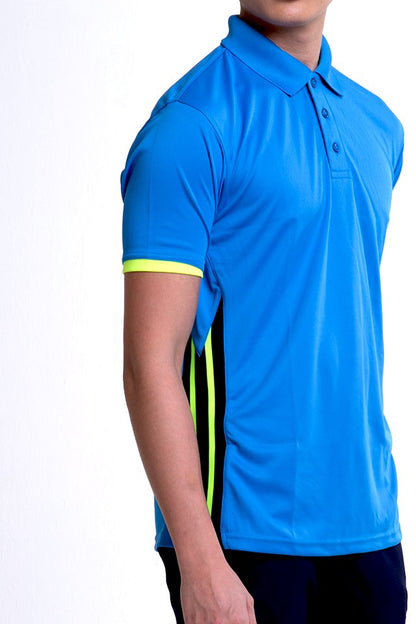 Polo T-Shirt with Ribbed Side Panels (SEB-300)