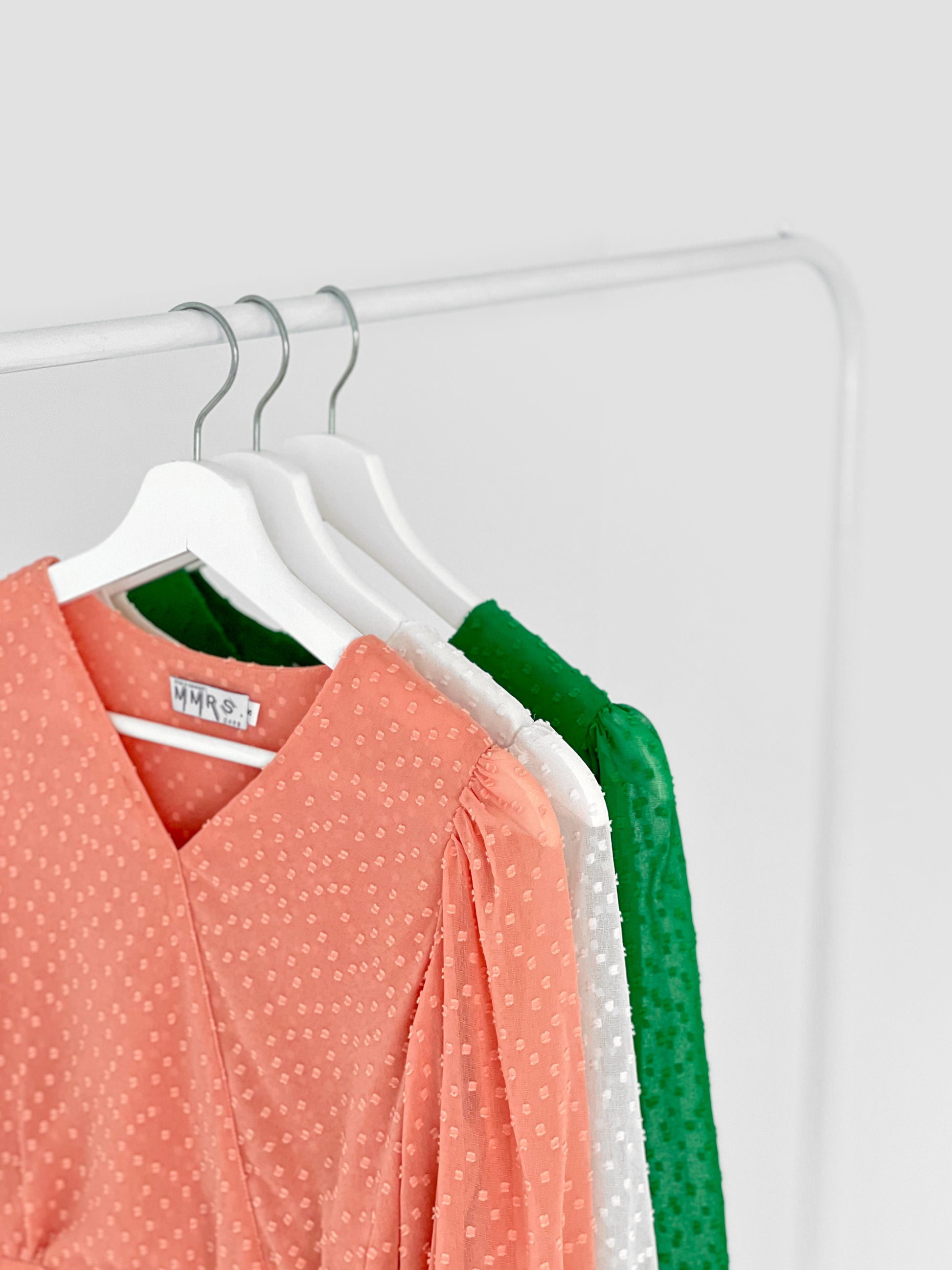 Suvi Textured Chiffon Top - Green