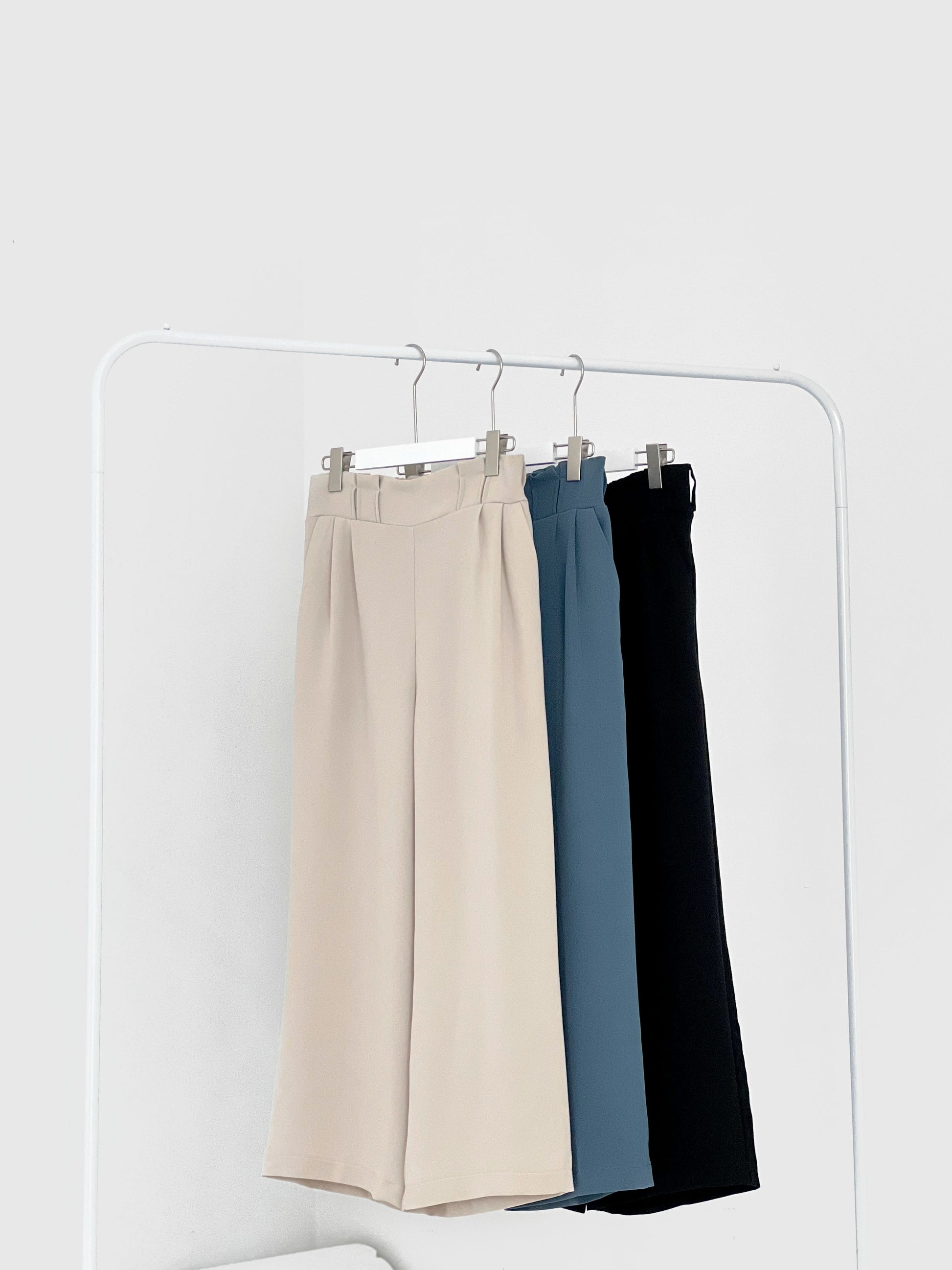 Terra Paperbag Waist Pant - Beige