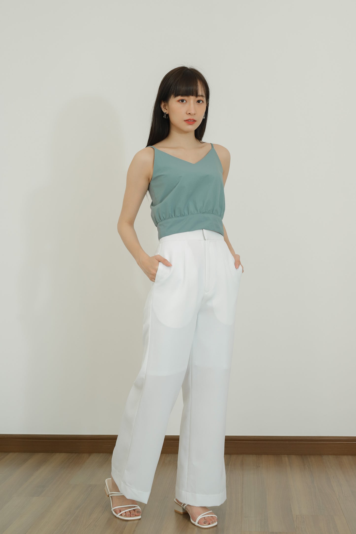 Avya Cami Cropped - Teal
