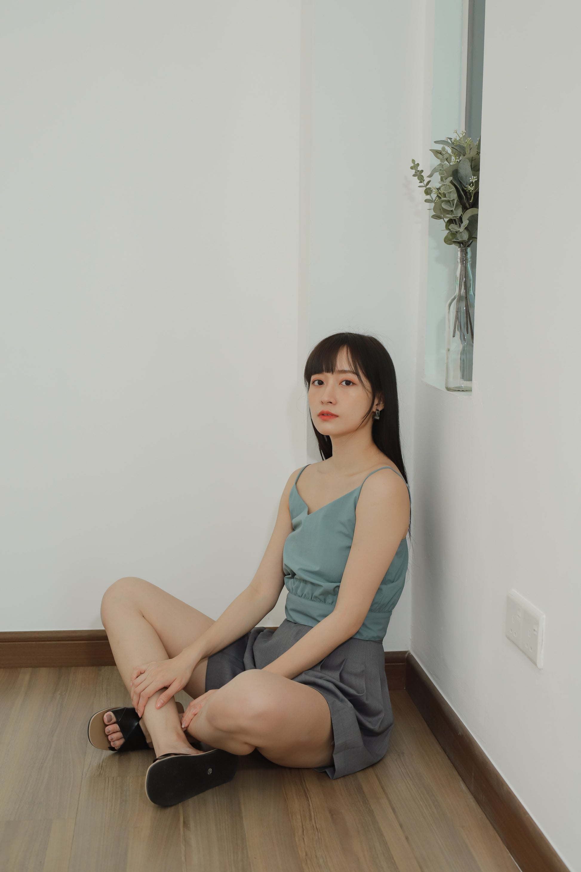 Avya Cami Cropped - Teal