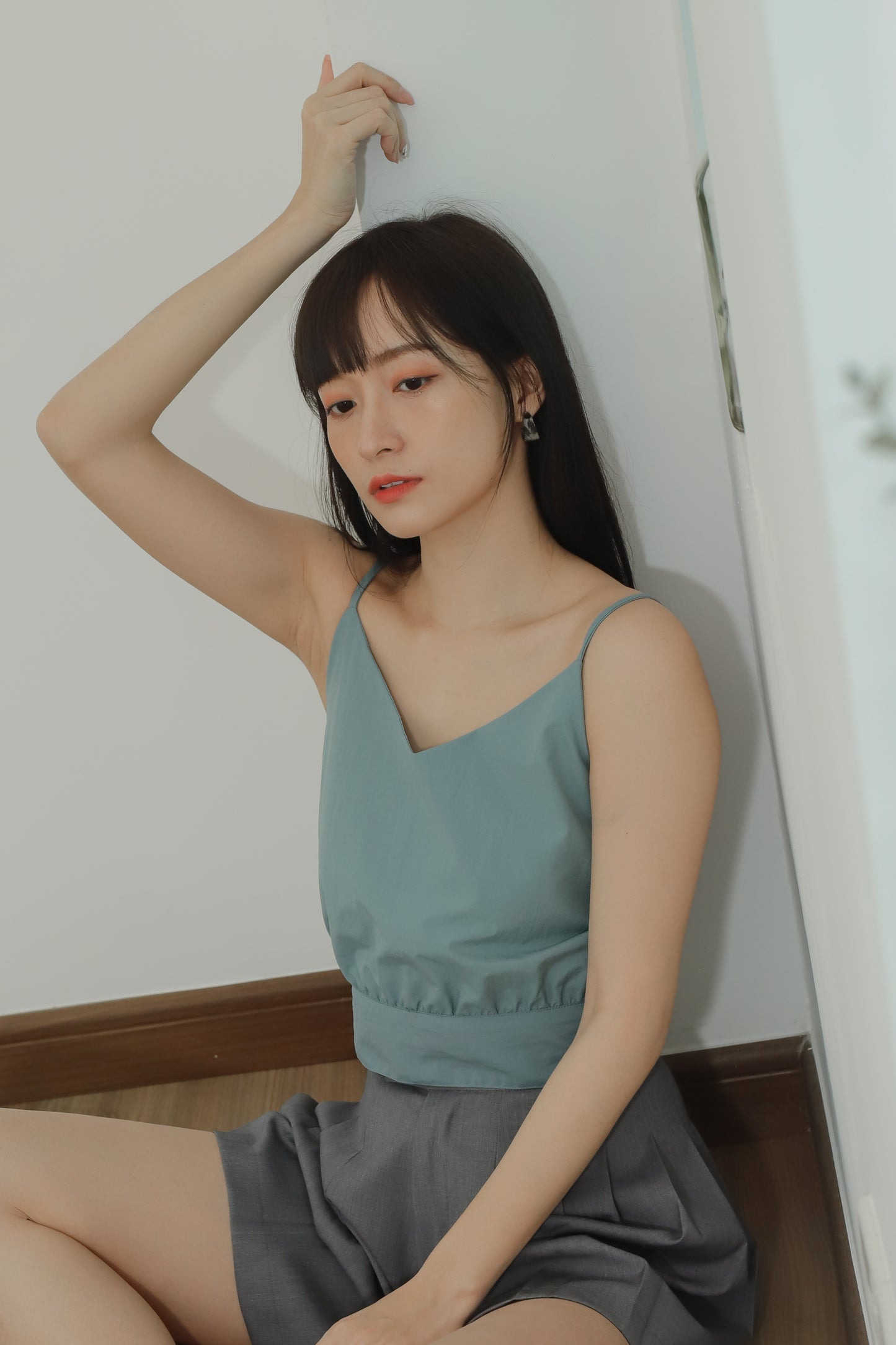 Avya Cami Cropped - Teal