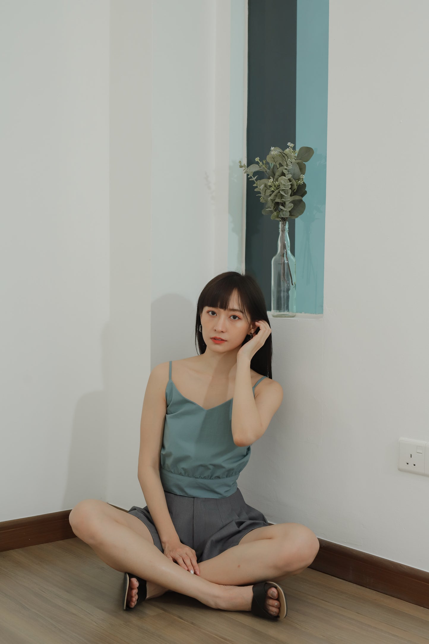 Avya Cami Cropped - Teal