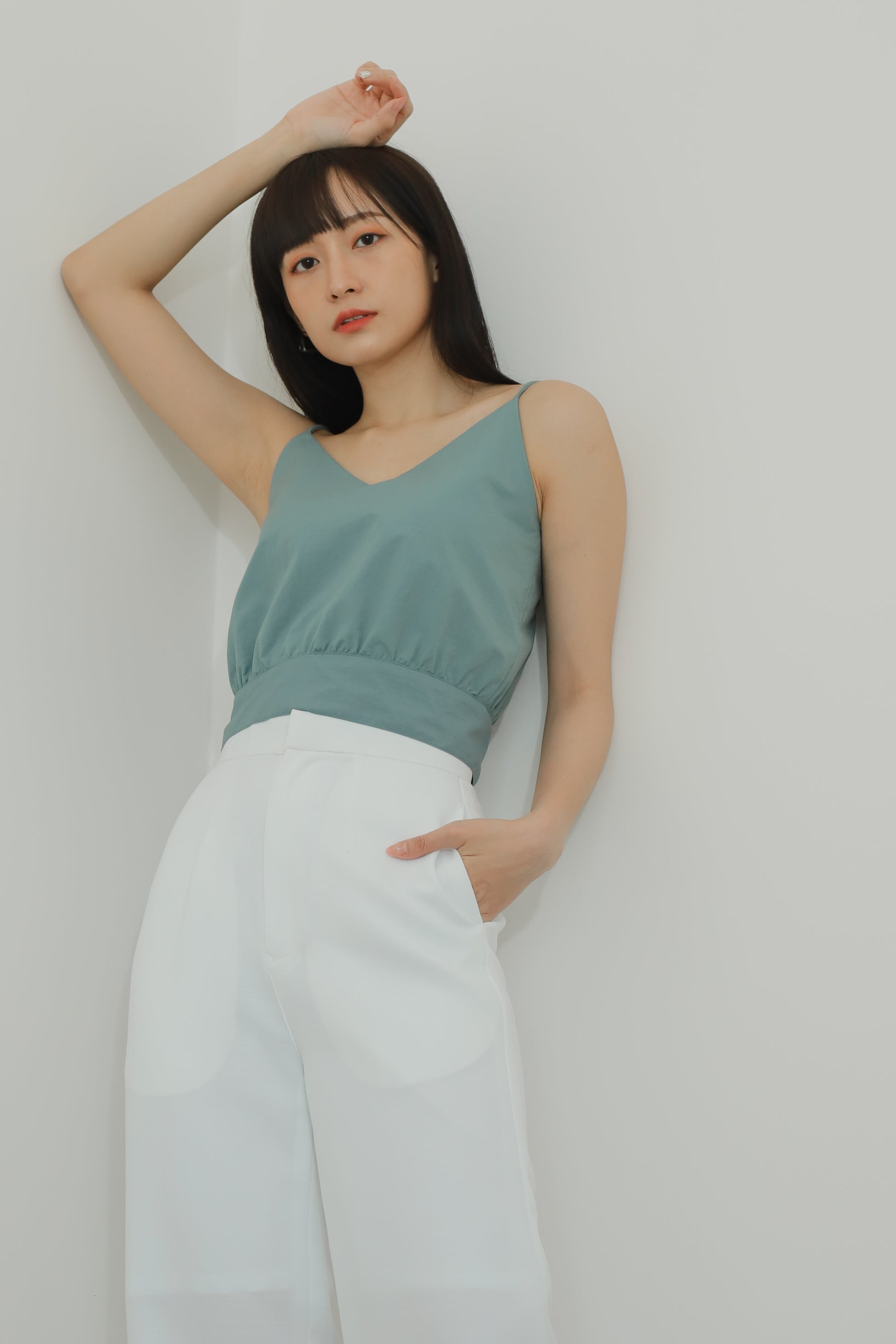 Avya Cami Cropped - Teal