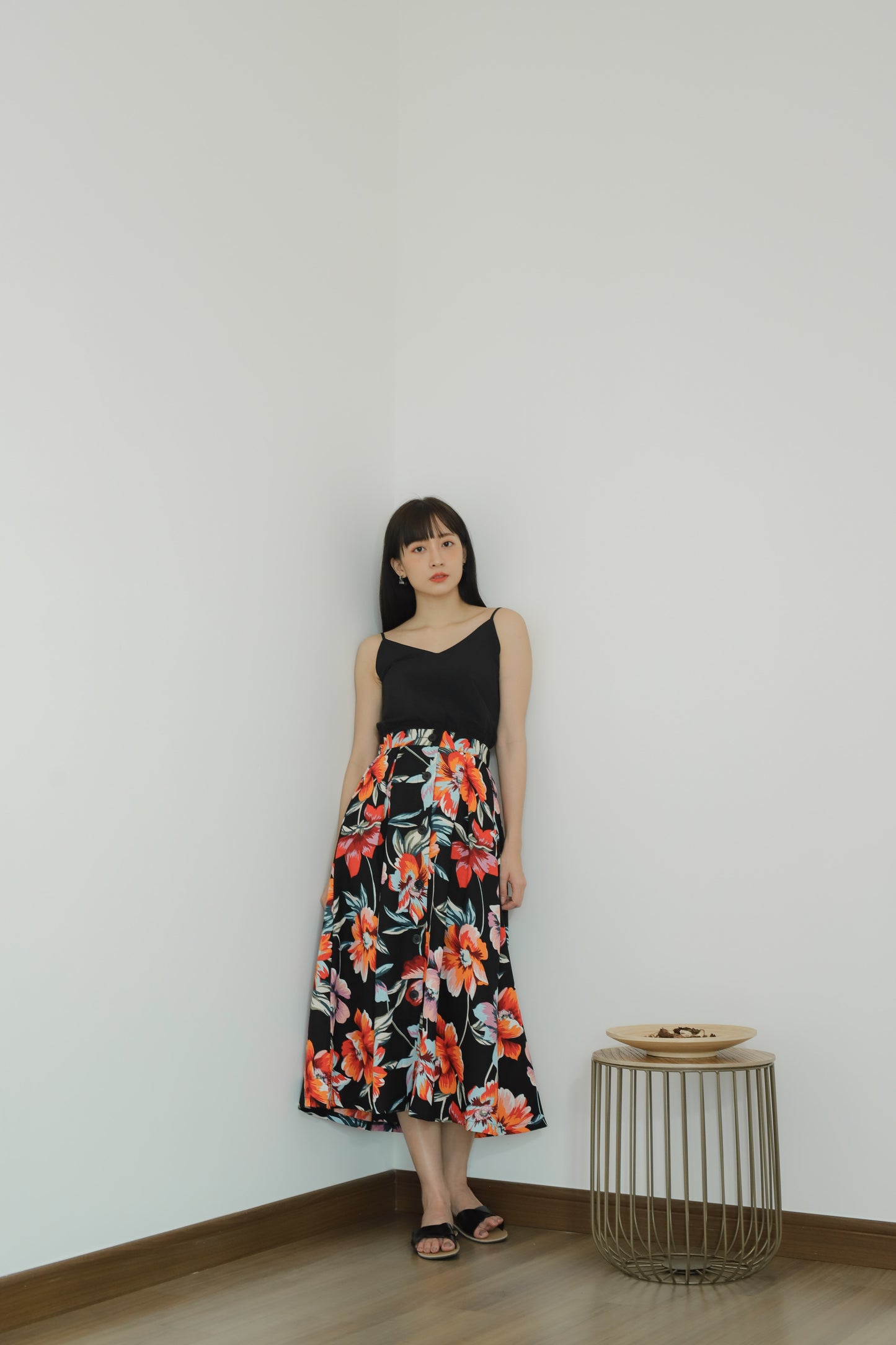 Avya Cami Cropped - Black
