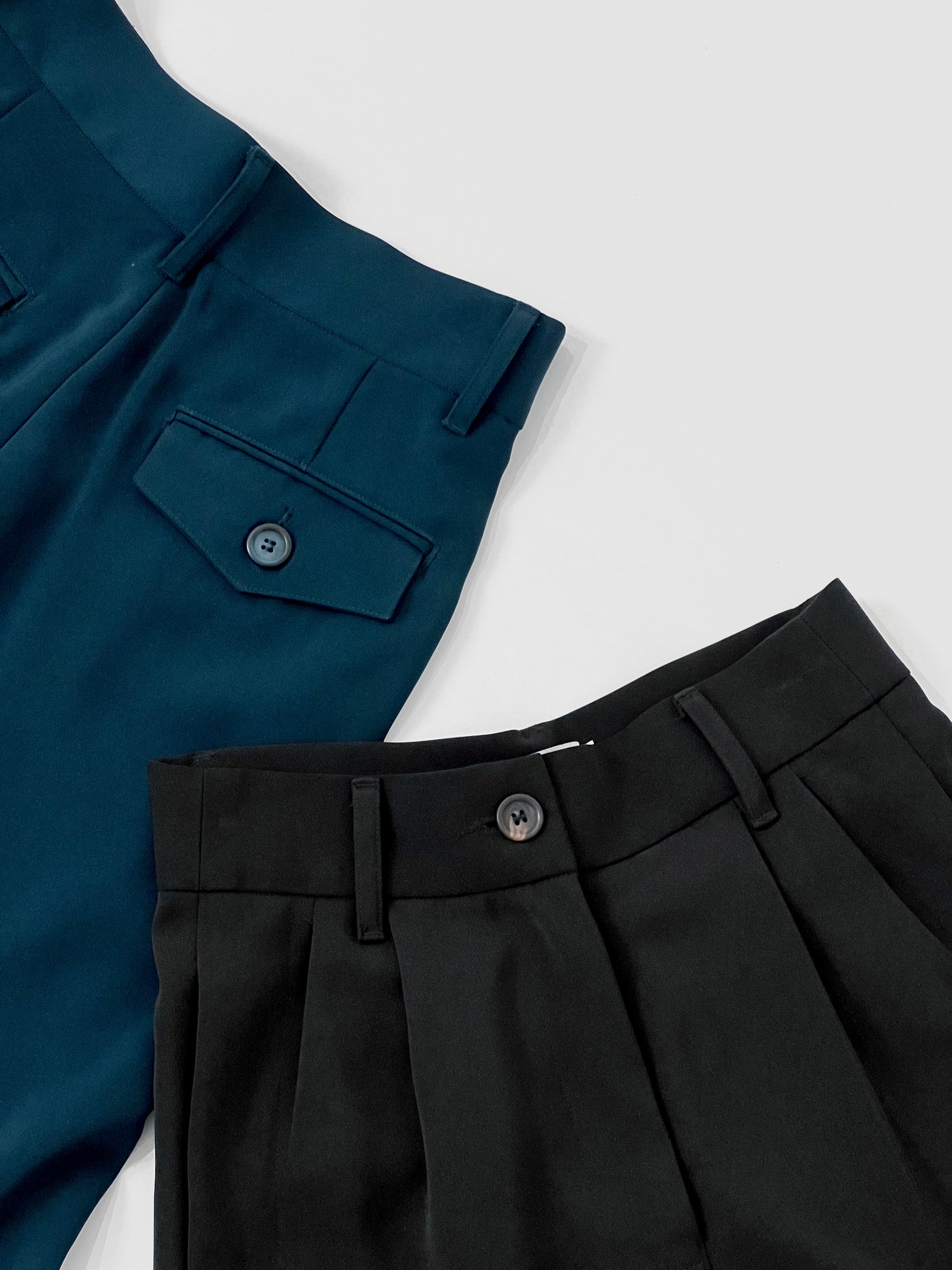Yasmin Buttoned Pant - Dark Brown