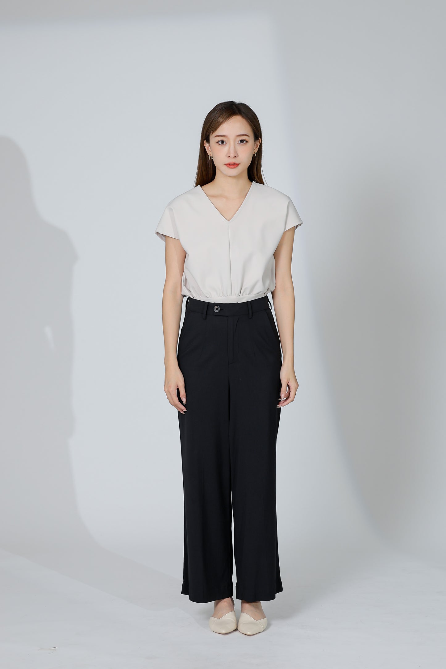 Audra Extended Waistband Pant - Black