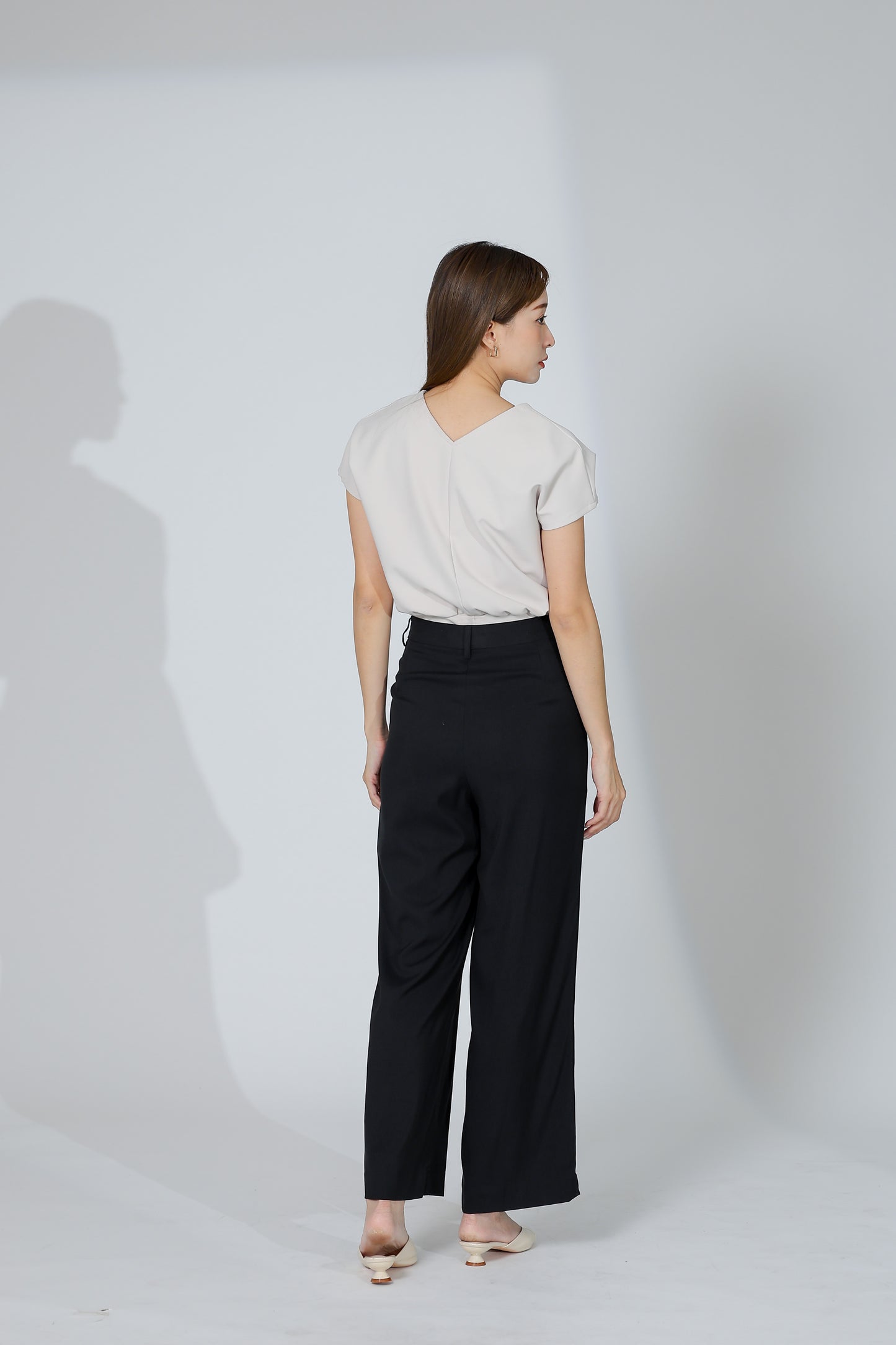 Audra Extended Waistband Pant - Black