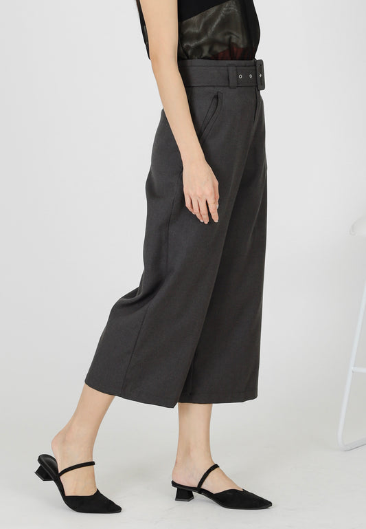Avalon Wide Leg Pant - Grey