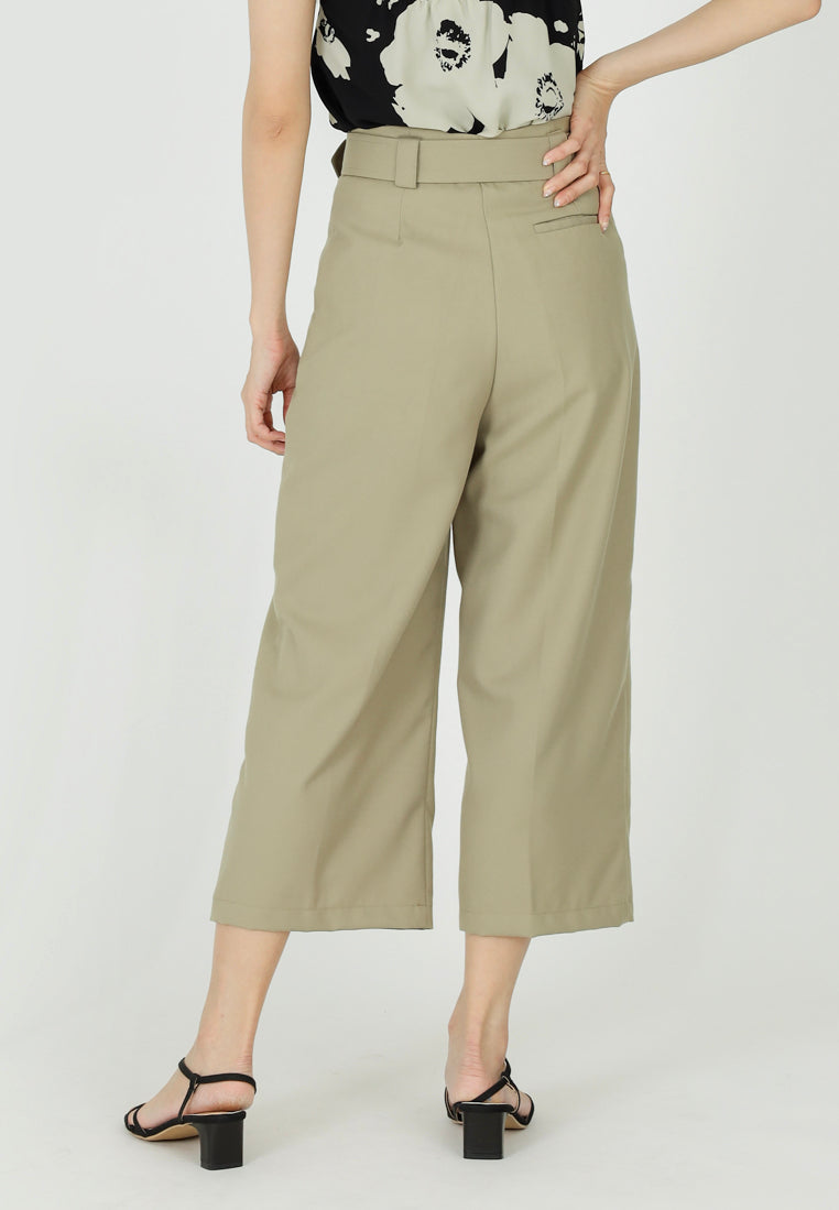 Avalon Wide Leg Pant - Khaki