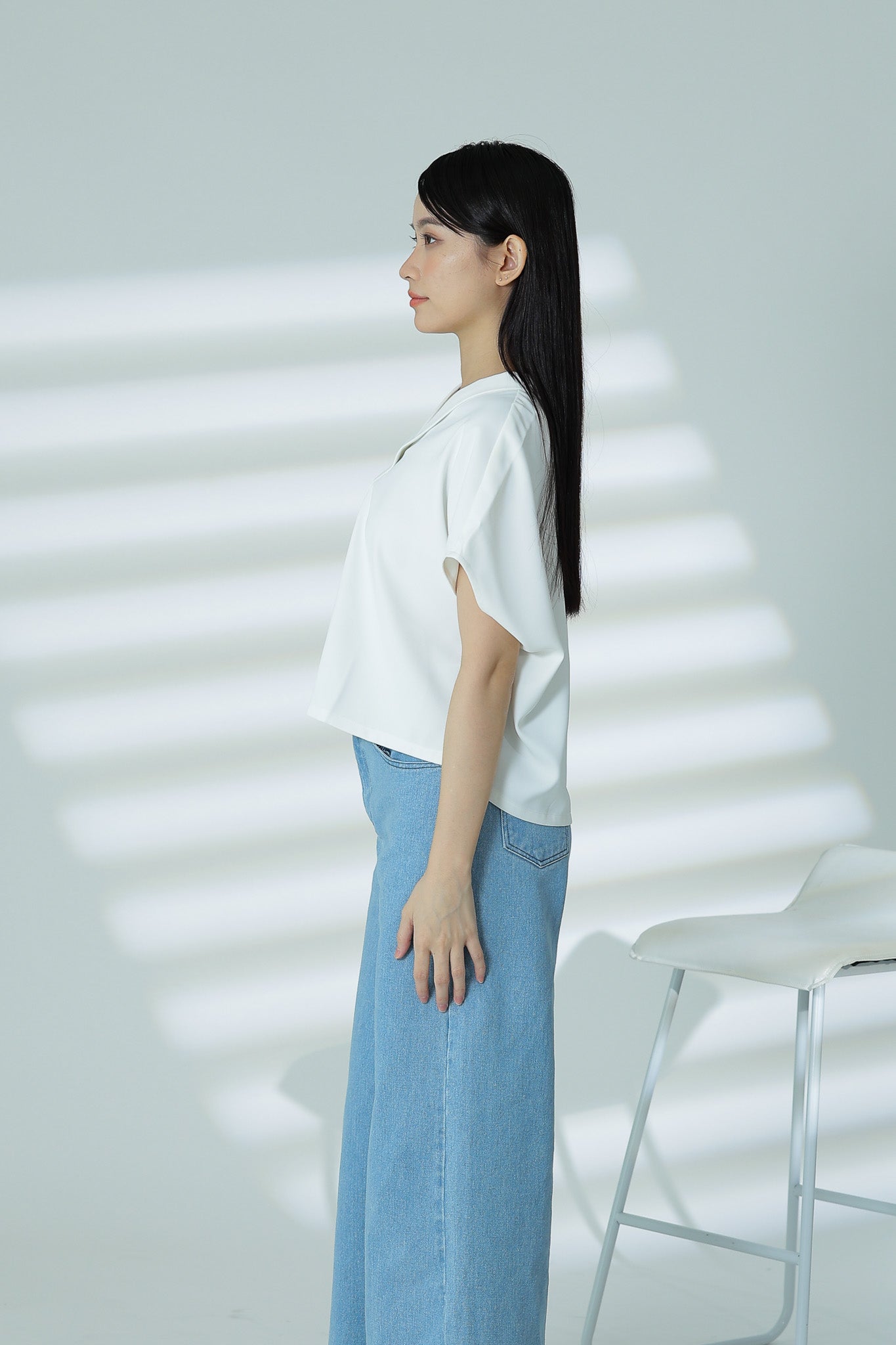 Beth Relaxed Top - Ivory