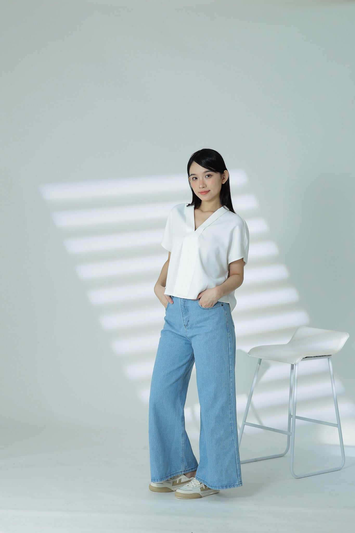 Beth Relaxed Top - Ivory