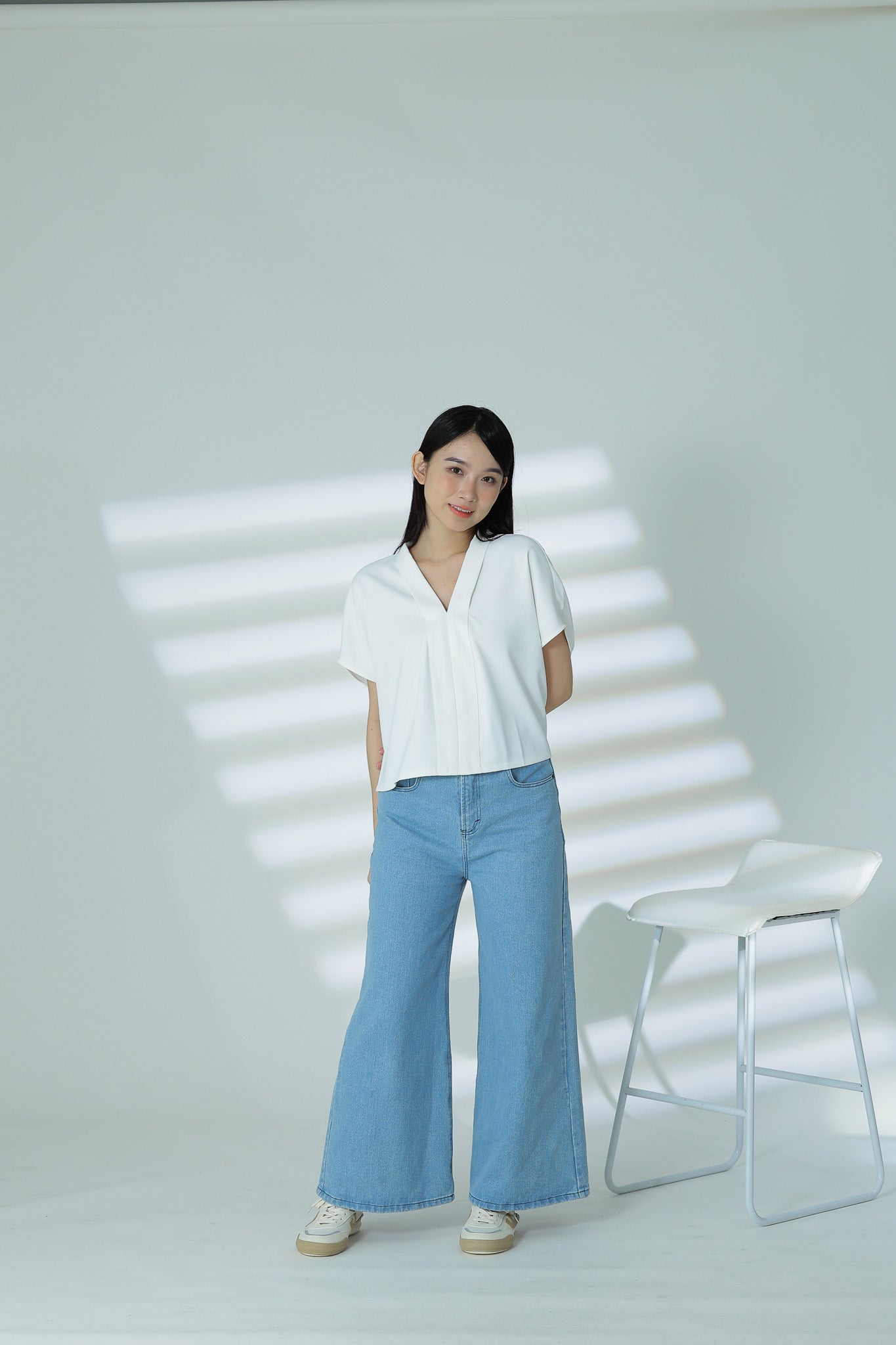 Beth Relaxed Top - Ivory