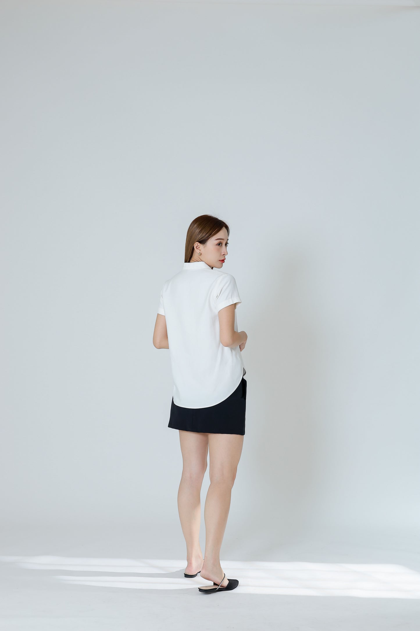 Bethany V Neck Blouse - Ivory