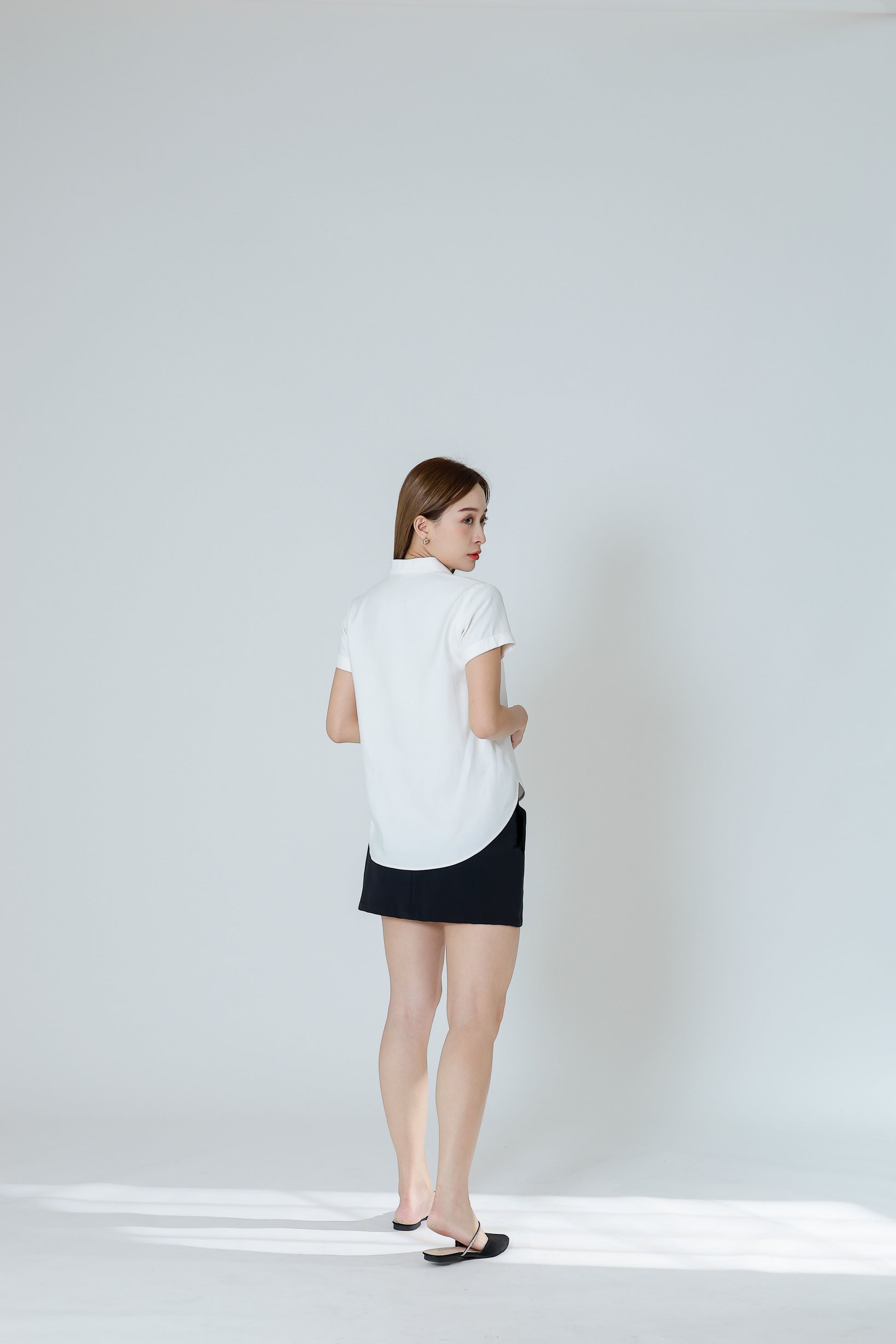 Bethany V Neck Blouse - Ivory