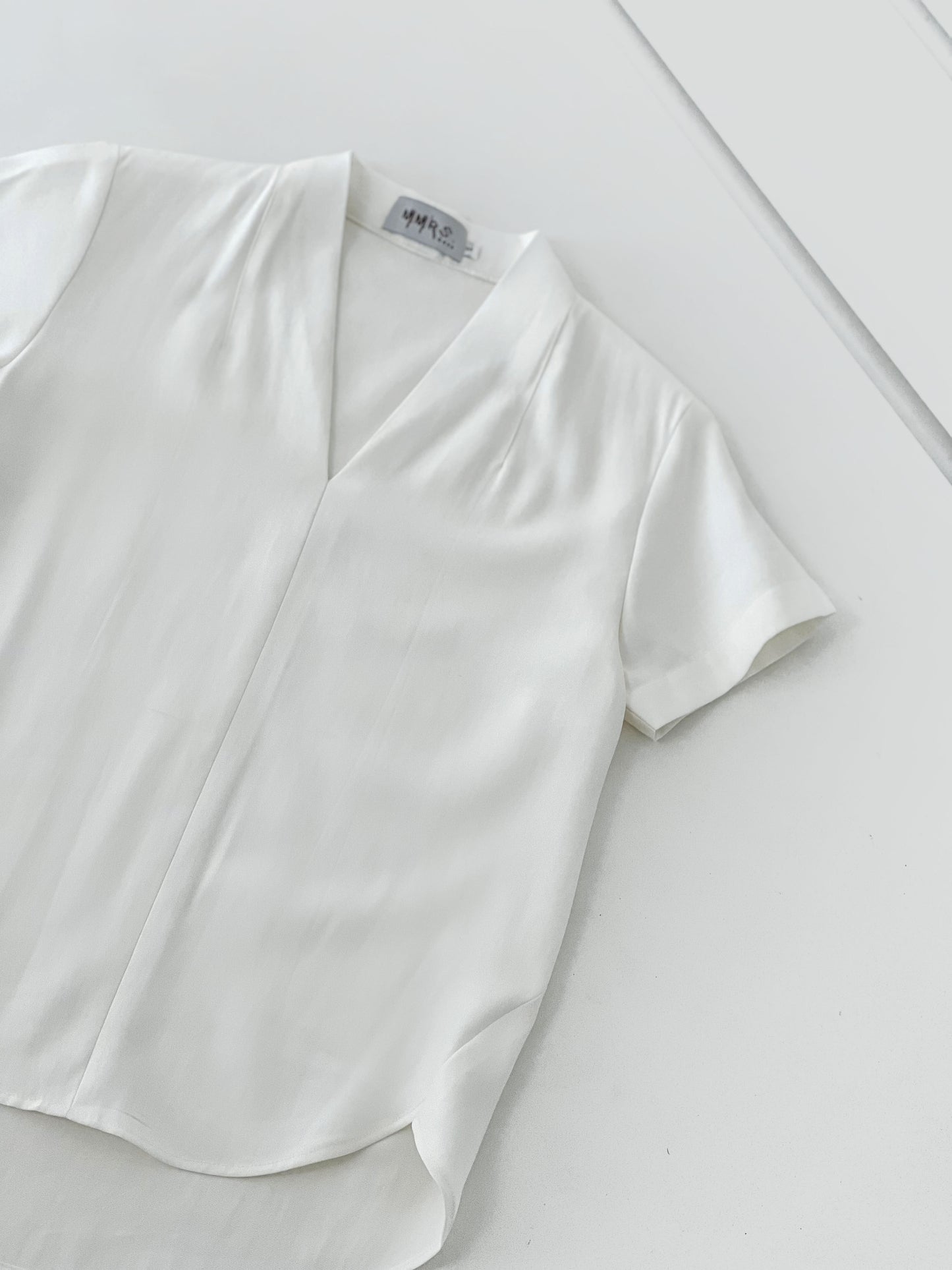 Bethany V Neck Blouse - Ivory