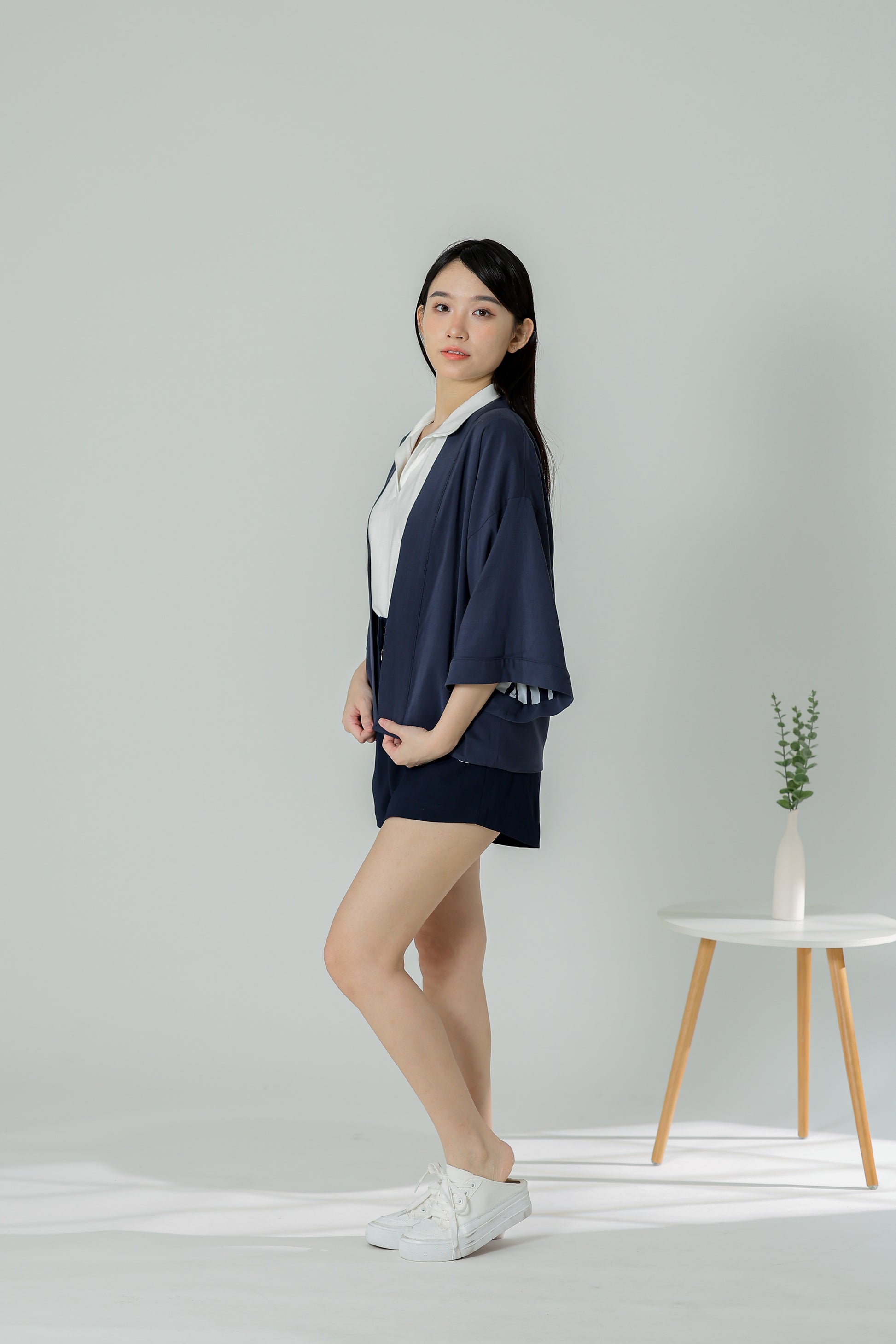 Betti Reversible Jacket - Stripes