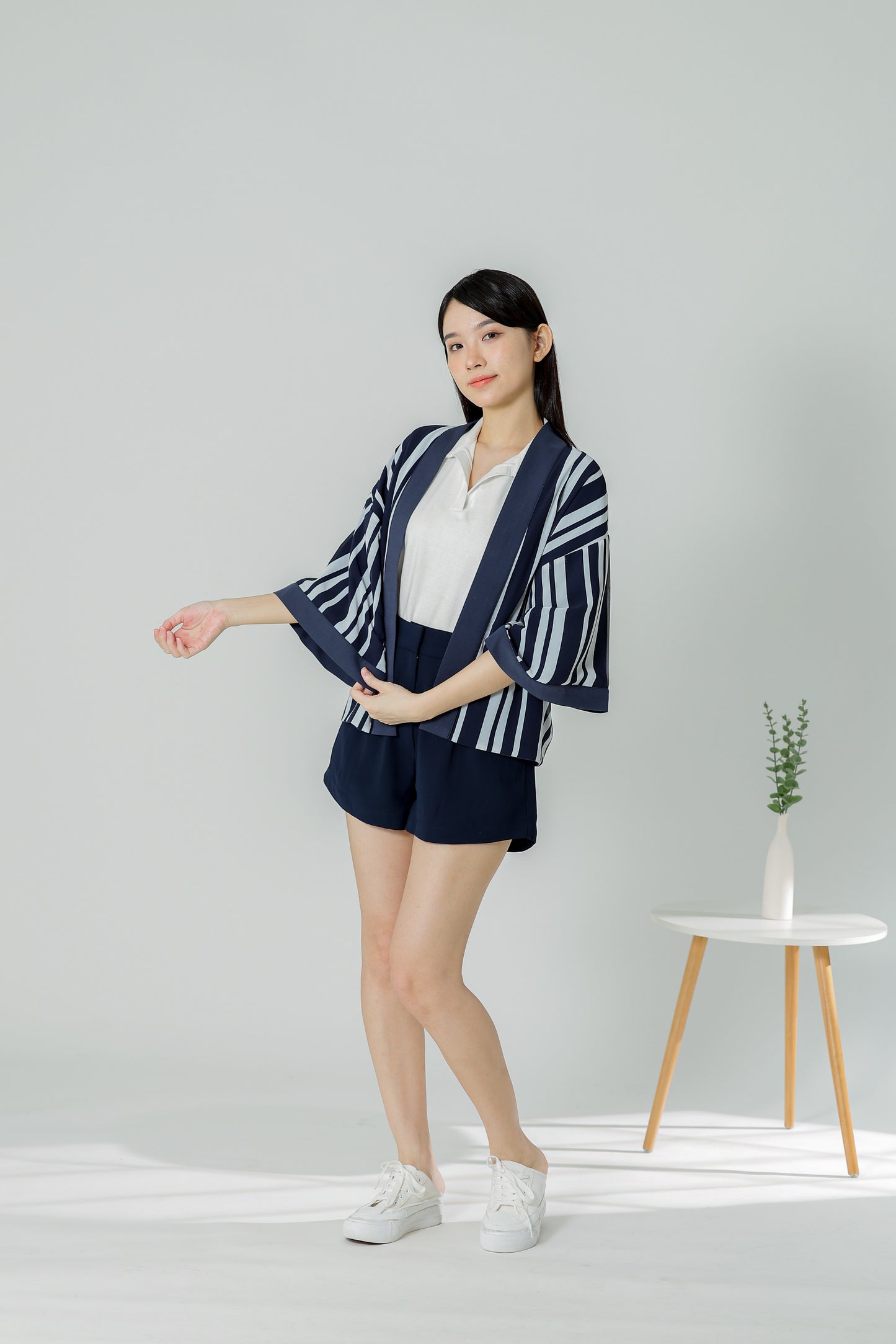 Betti Reversible Jacket - Stripes