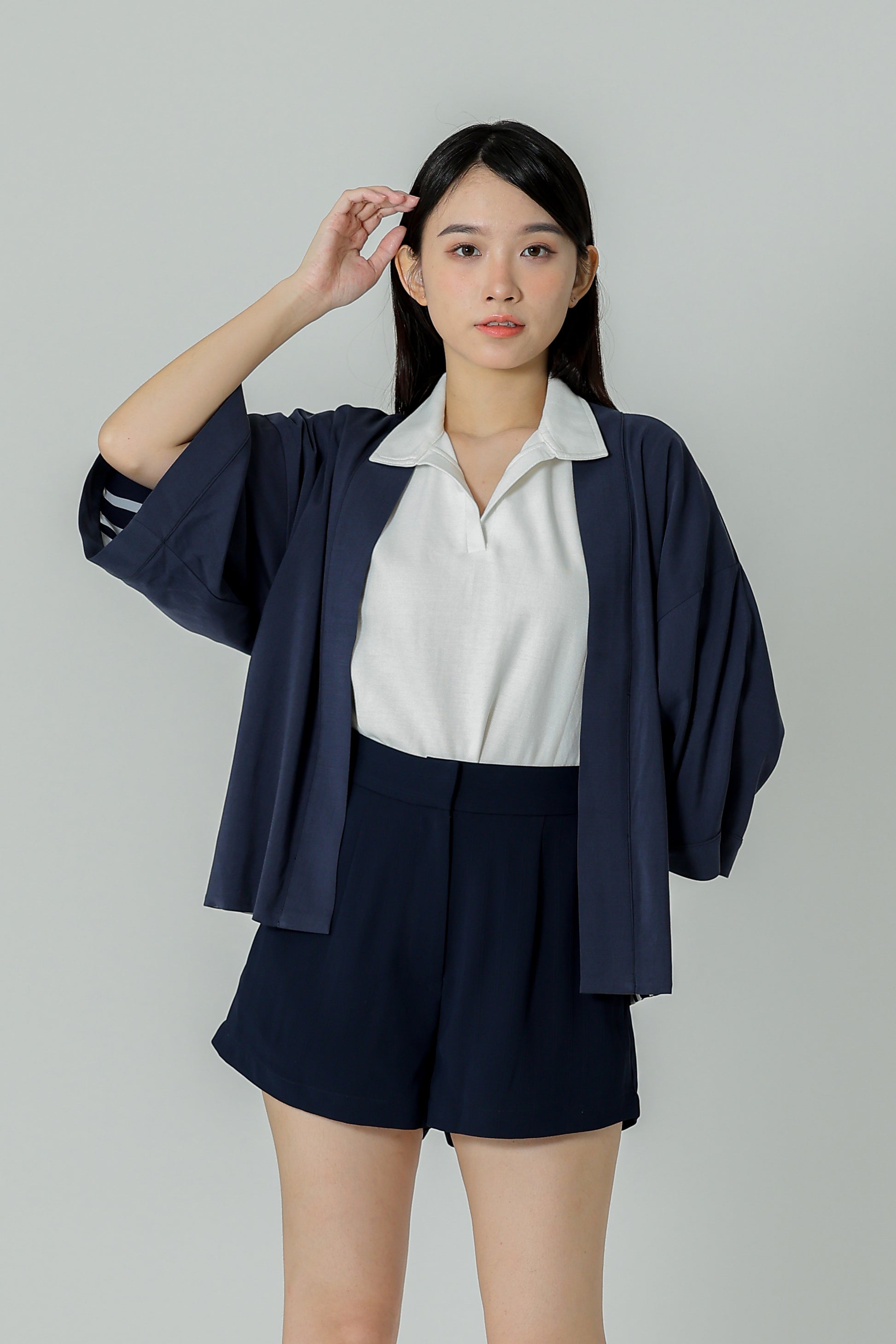 Betti Reversible Jacket - Stripes