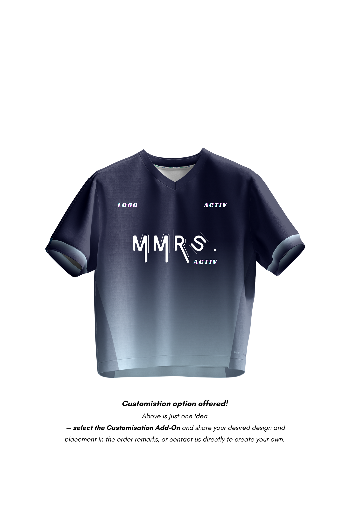 Damell Dri-Fit T-Shirt - Cropped - Navy
