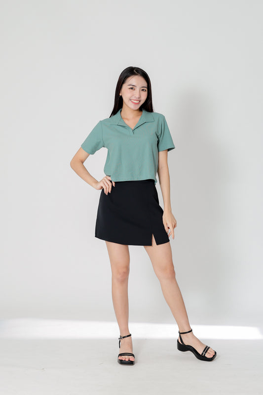 Camber Johnny Collar Polo - Mineral Green