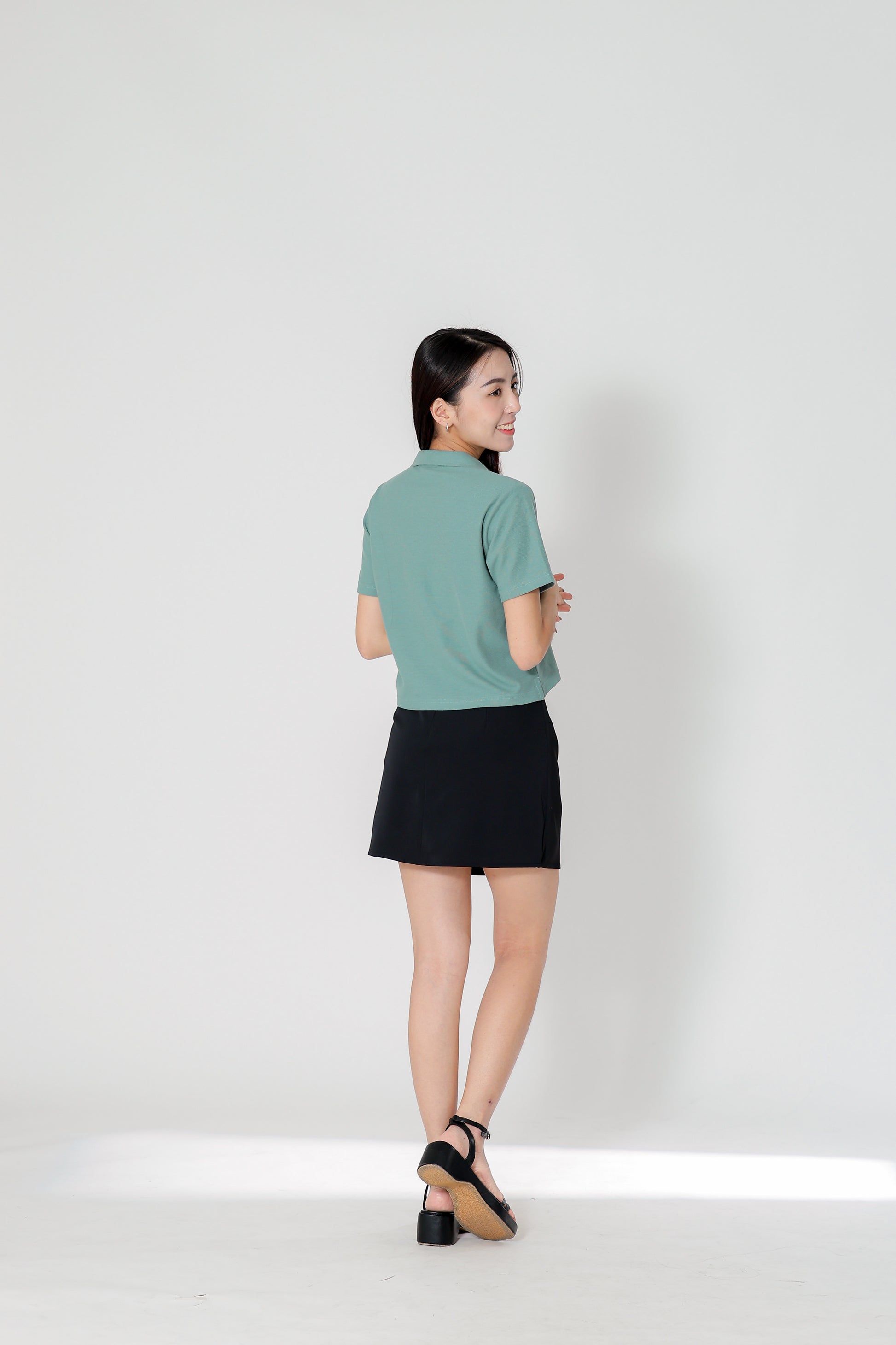 Camber Johnny Collar Polo - Mineral Green