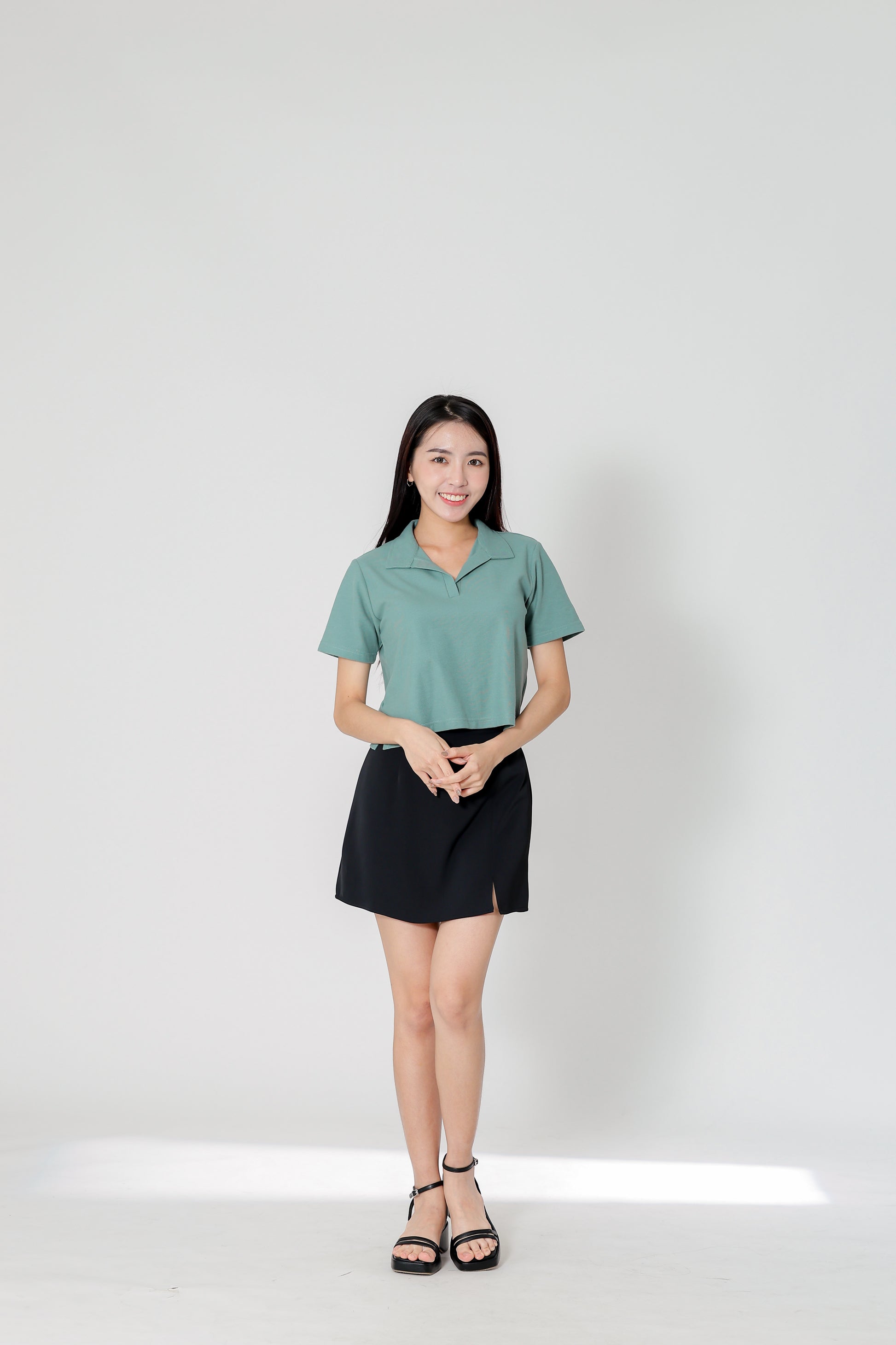 Camber Johnny Collar Polo - Mineral Green