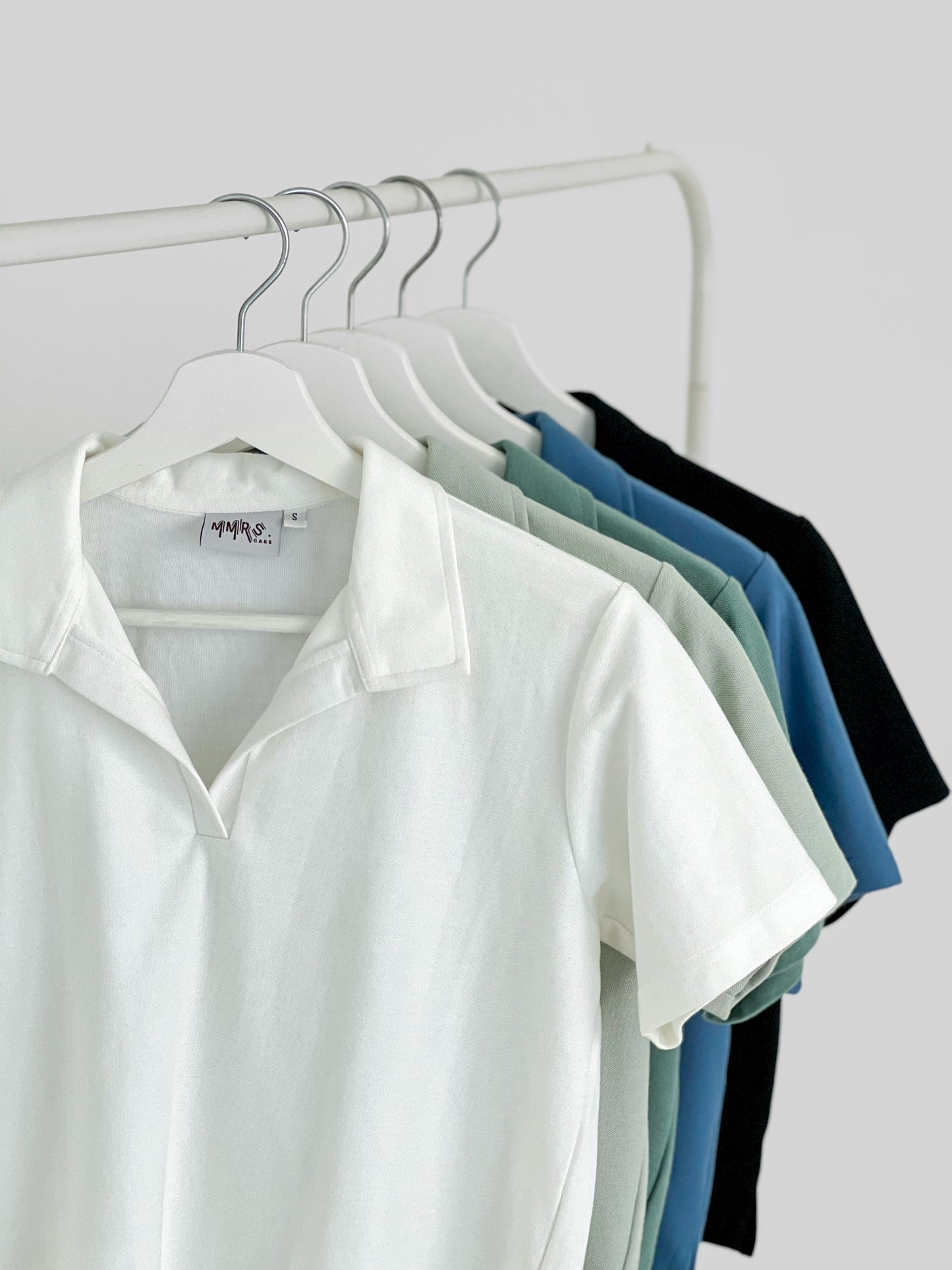 Camber Johnny Collar Polo - Mineral Green