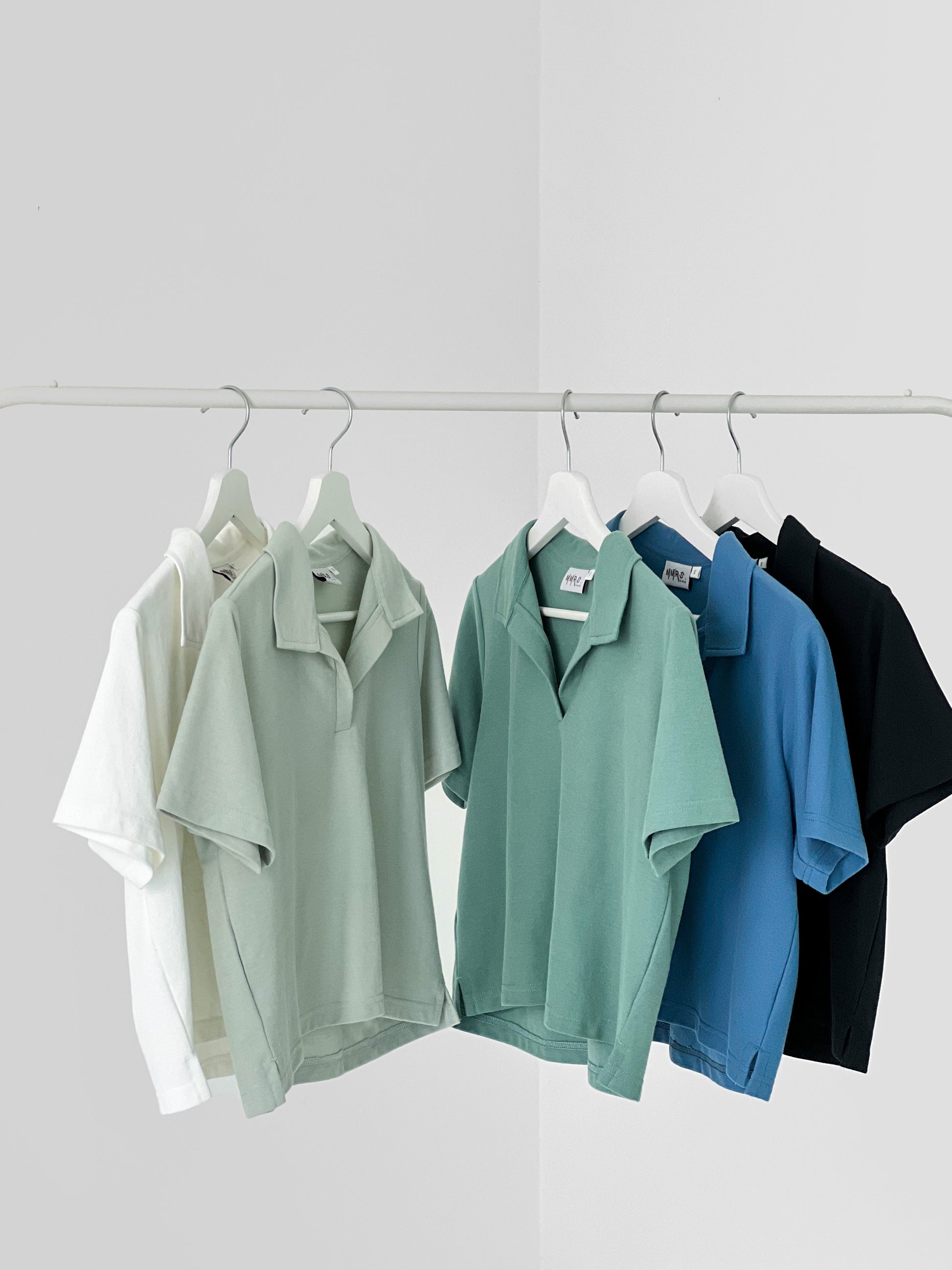 Camber Johnny Collar Polo - Black