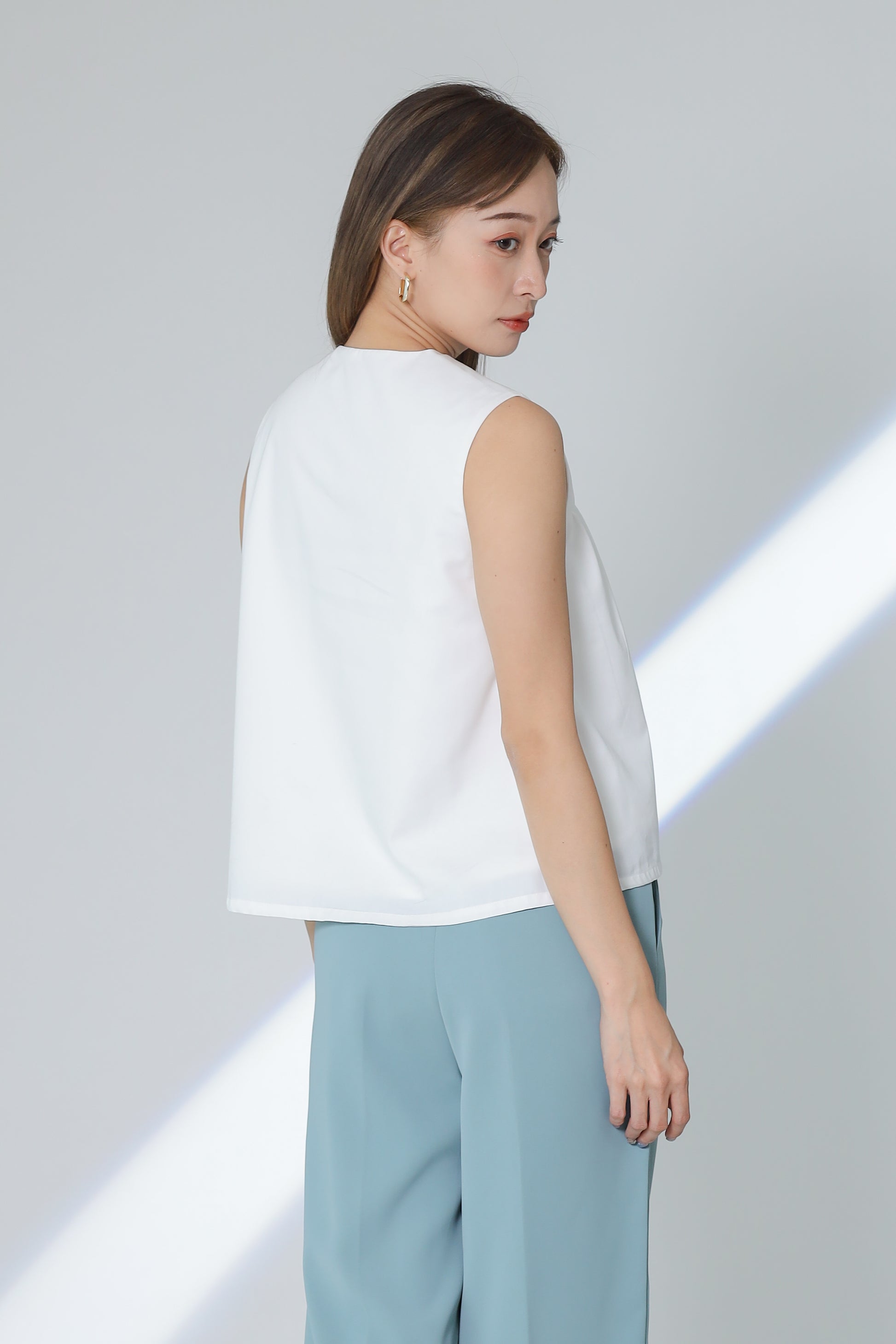 Camira Babydoll Top - Ivory
