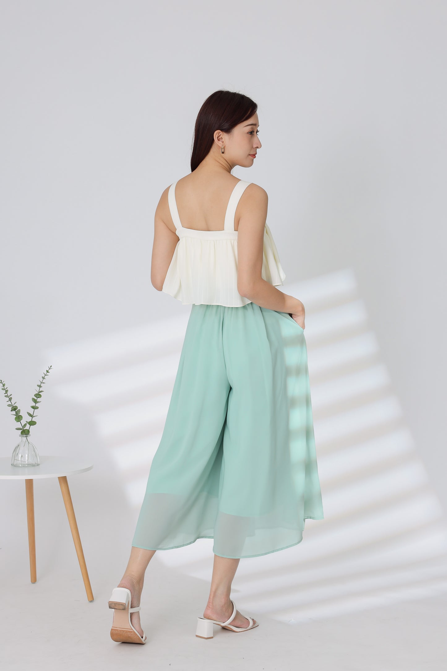 Cassidy Culotte Pants - Mint