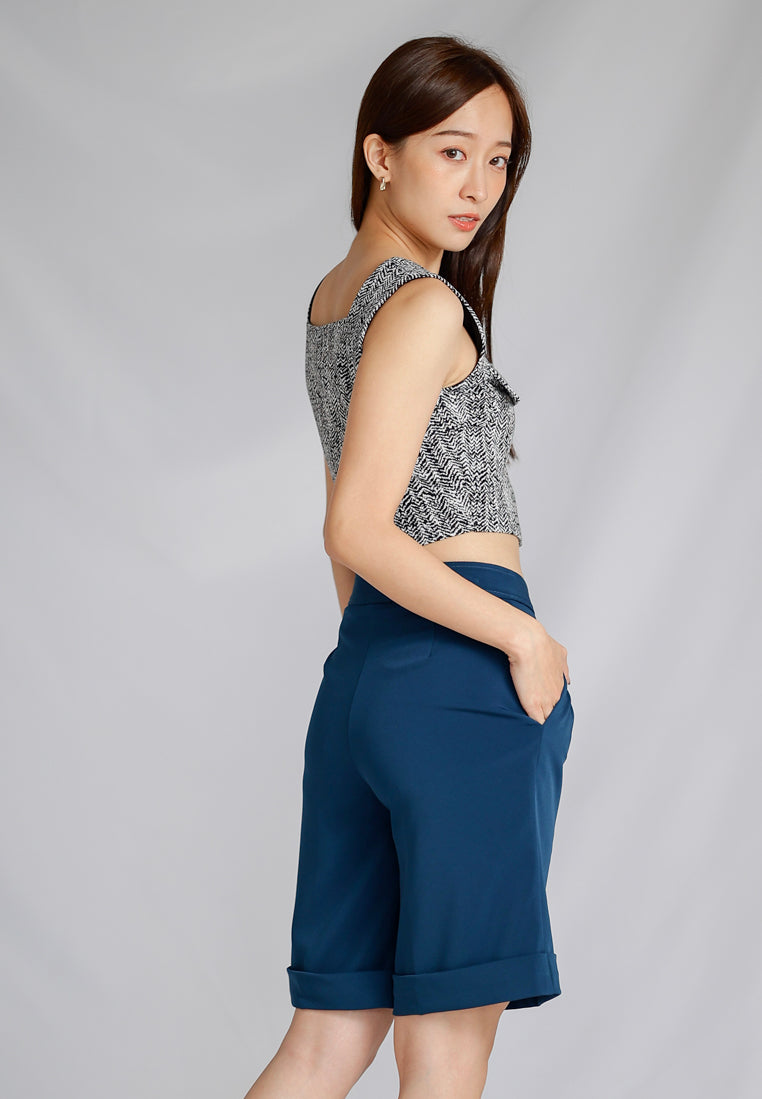 Catrin Bermuda Short - Blue