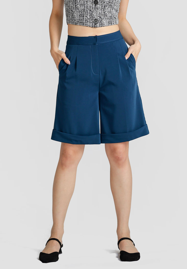 Catrin Bermuda Short - Blue