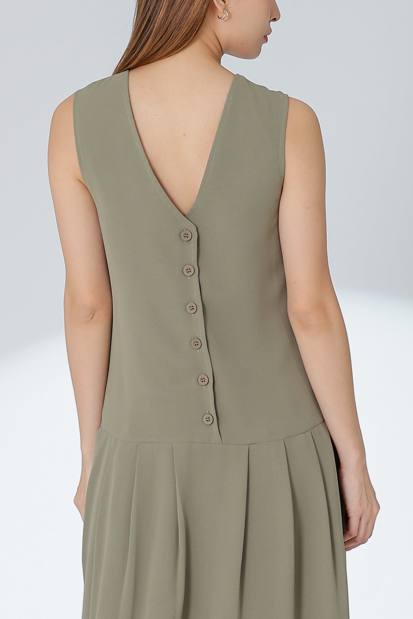 Corrine Reversible Dress - Sage