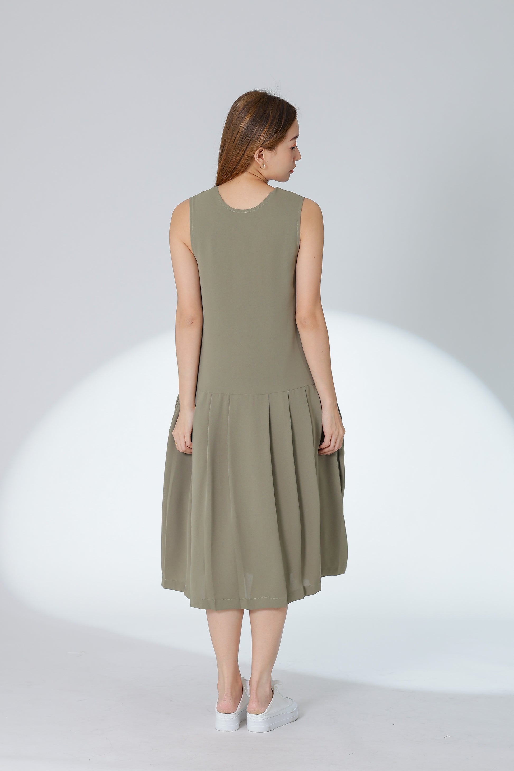 Corrine Reversible Dress - Sage