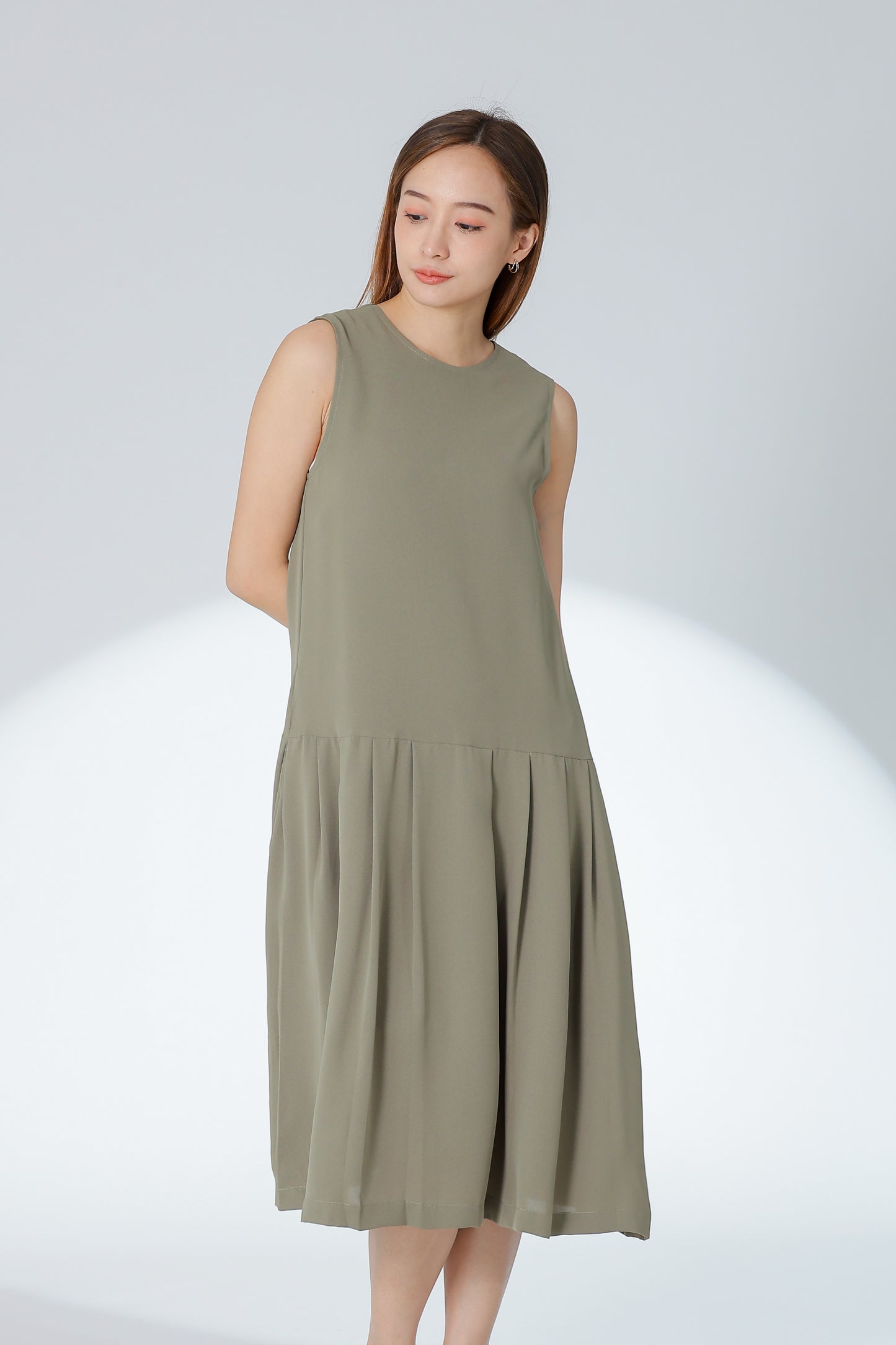 Corrine Reversible Dress - Sage