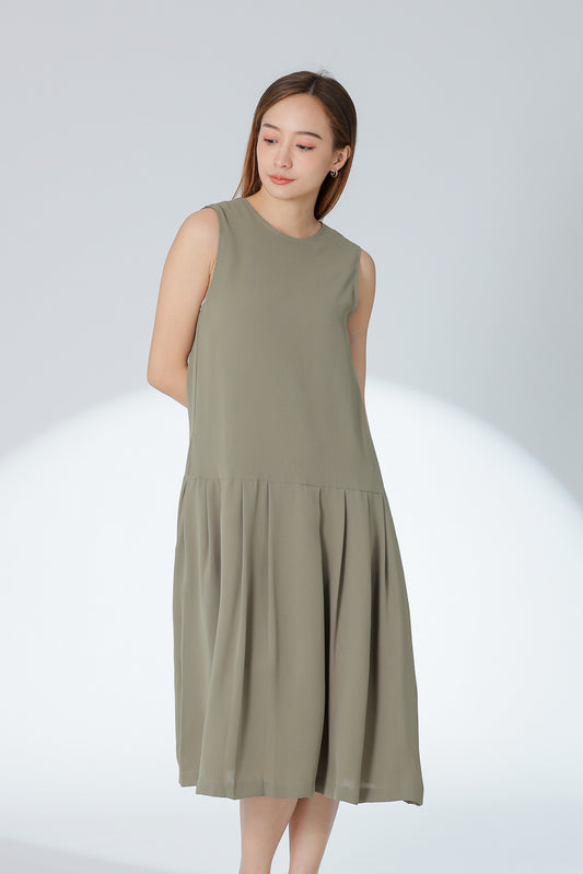 Corrine Reversible Dress - Sage
