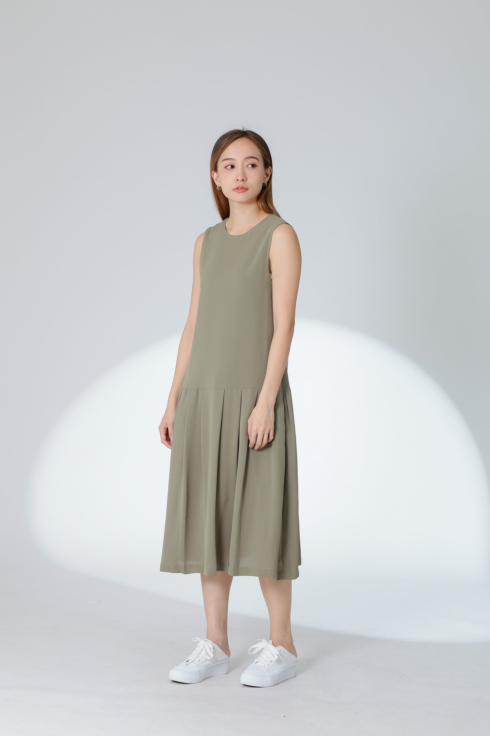 Corrine Reversible Dress - Sage