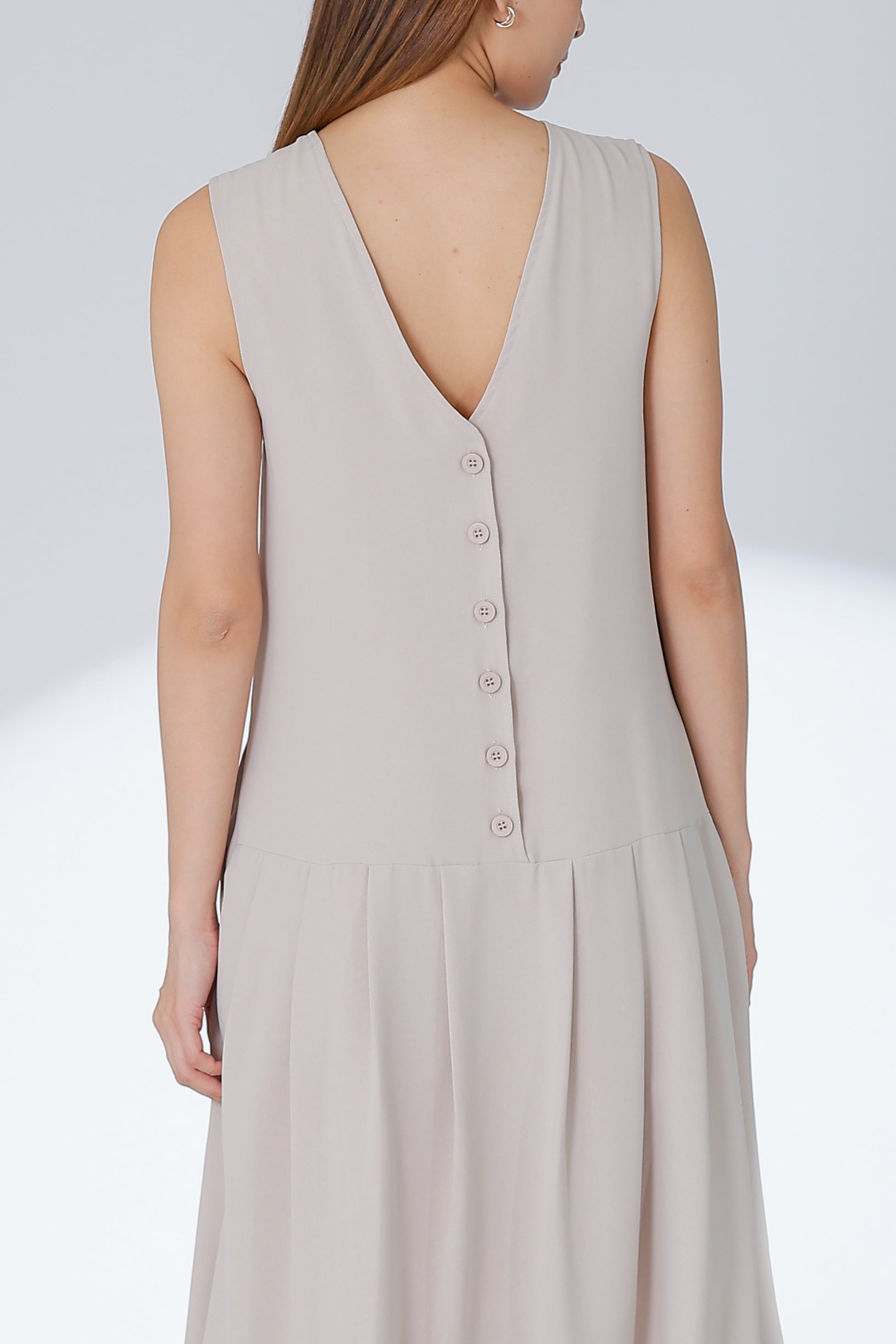 Corrine Reversible Dress - Khaki