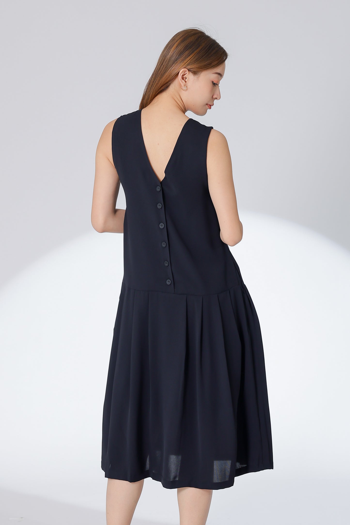 Corrine Reversible Dress - Black