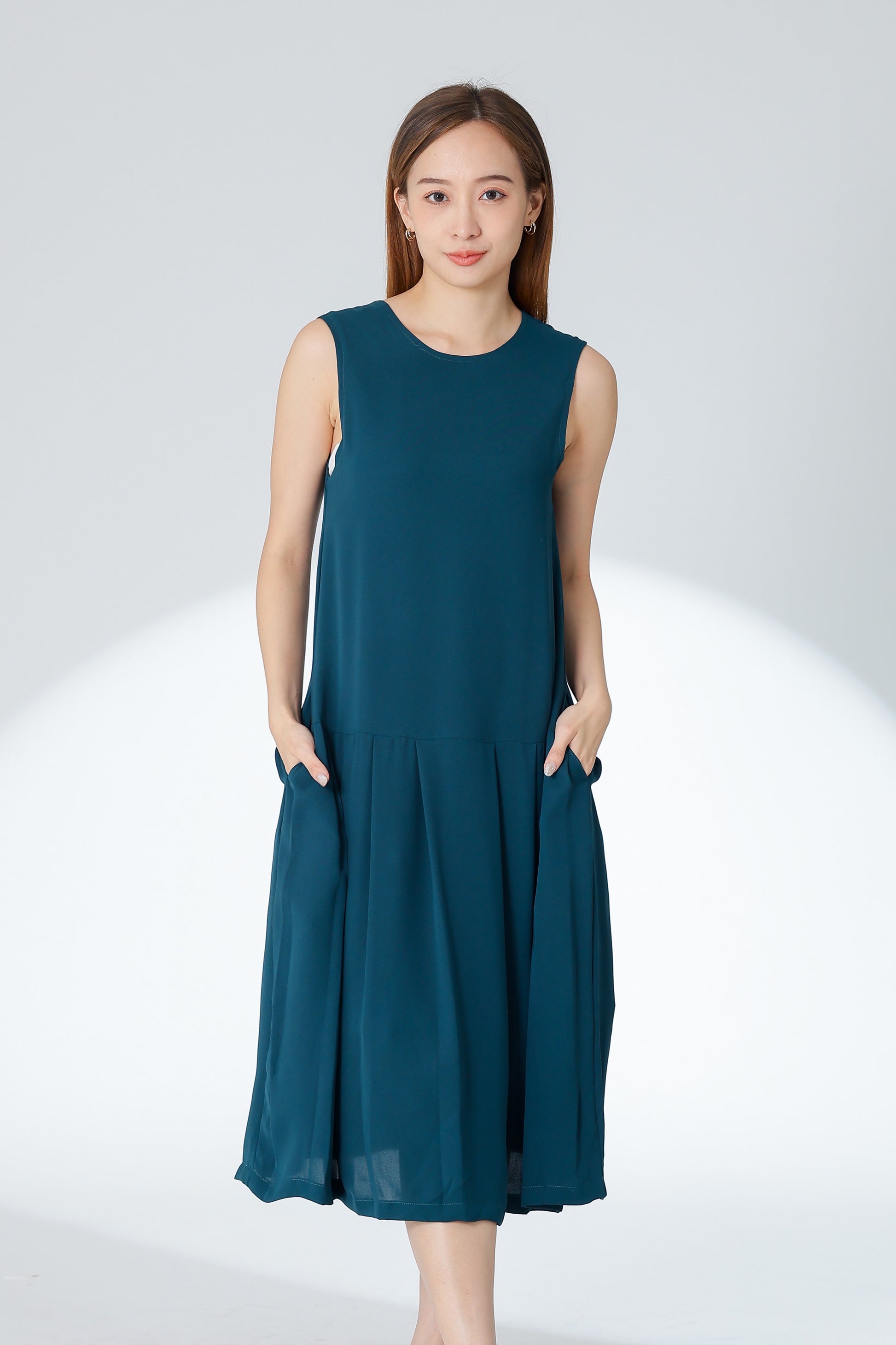 Corrine Reversible Dress - Teal