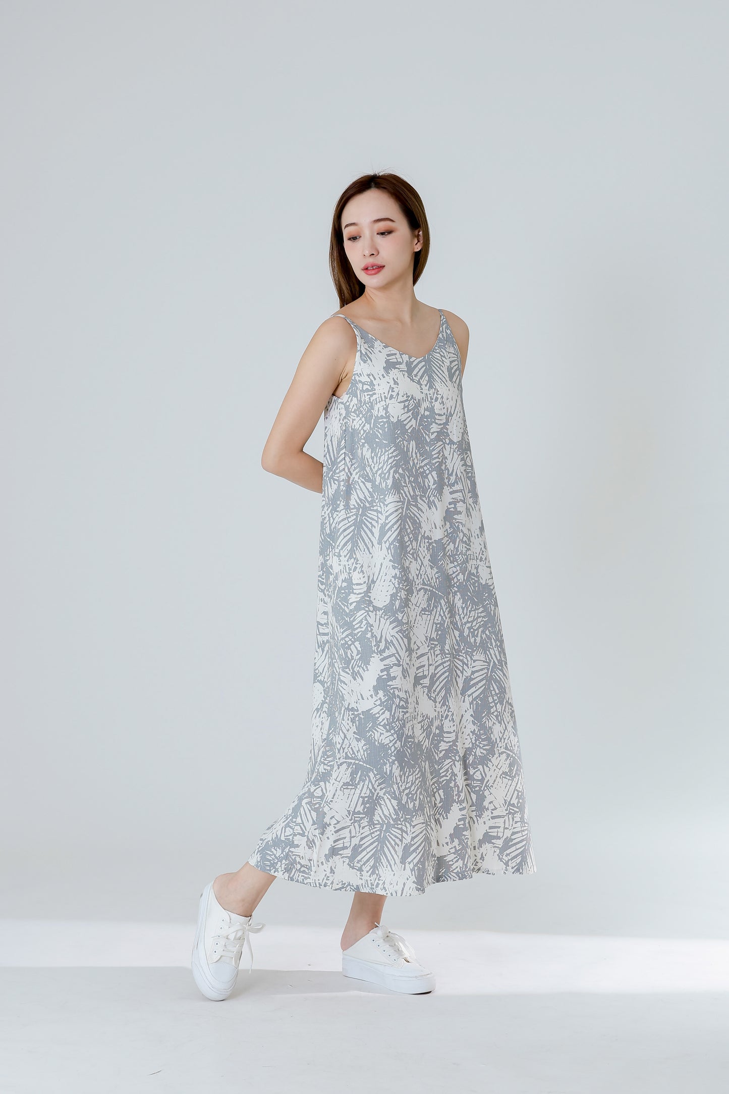 Dahlia Camisole Midi Dress - Sand
