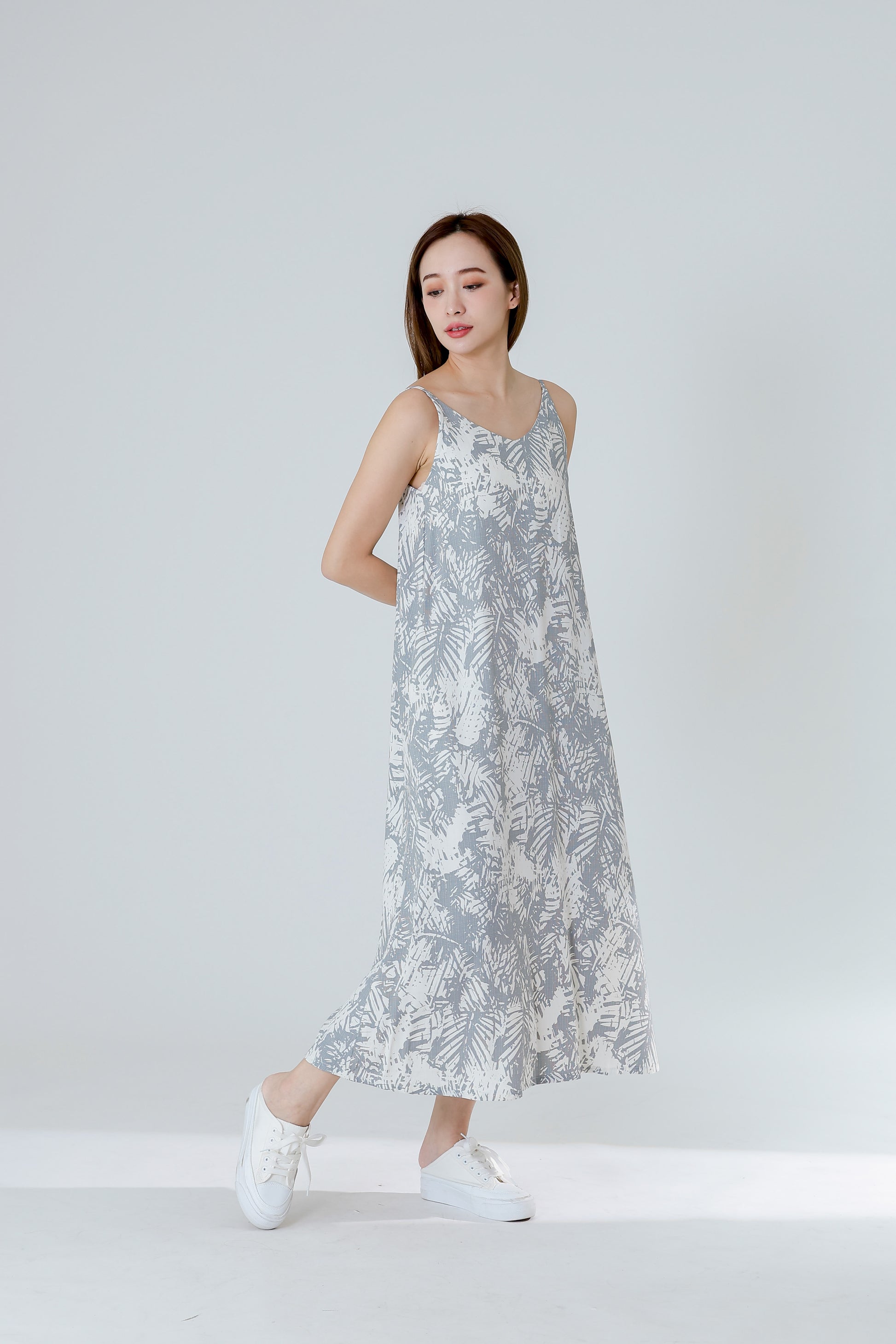 Dahlia Camisole Midi Dress - Sand