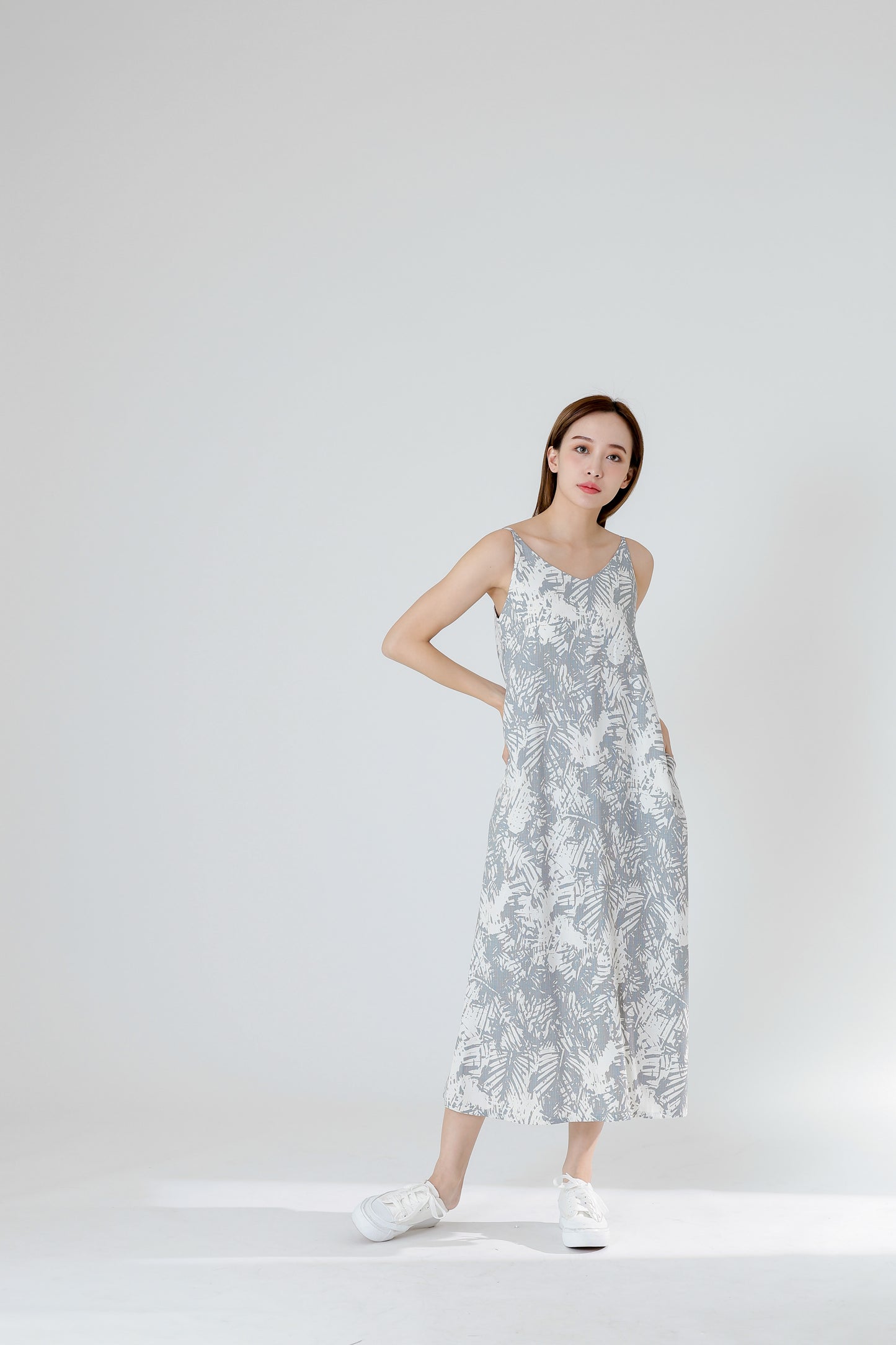 Dahlia Camisole Midi Dress - Sand